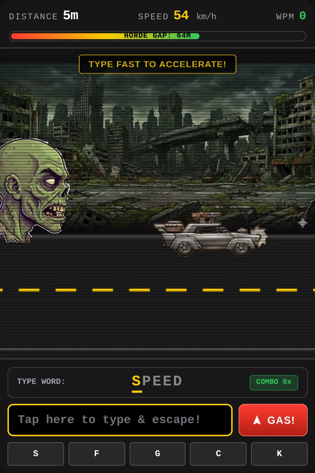 Zombie Highway: Typing Escape cover