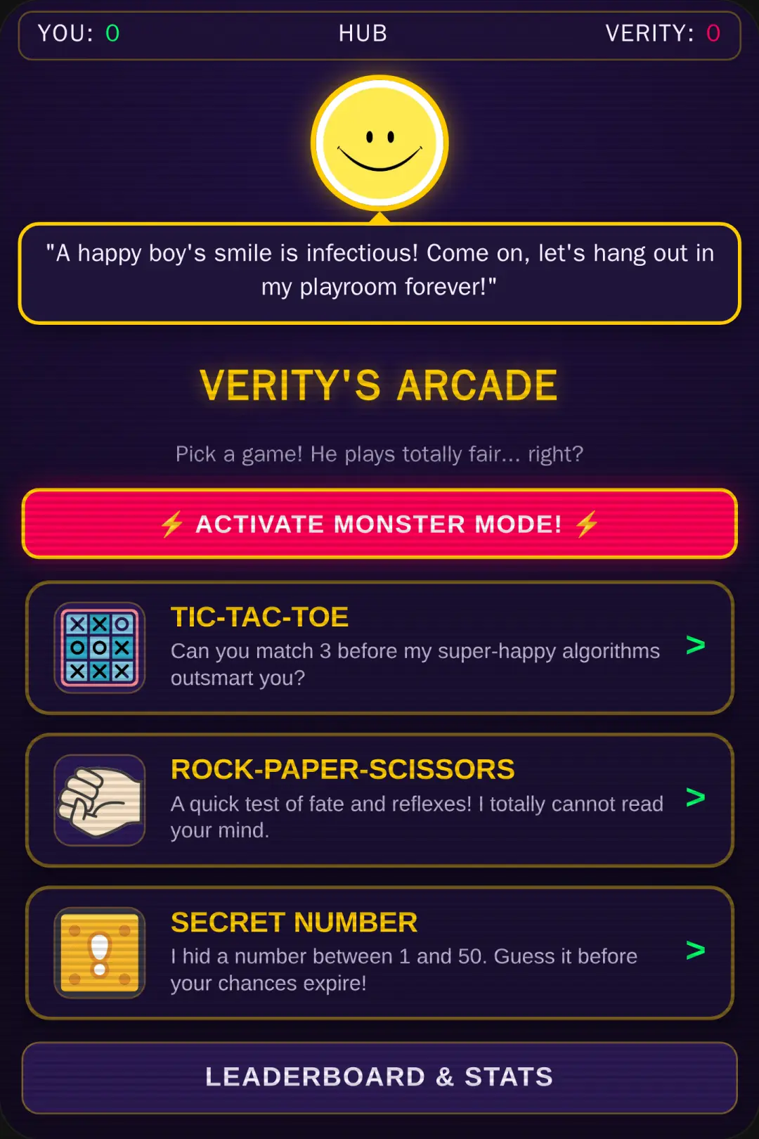 Verity's Arcade cover