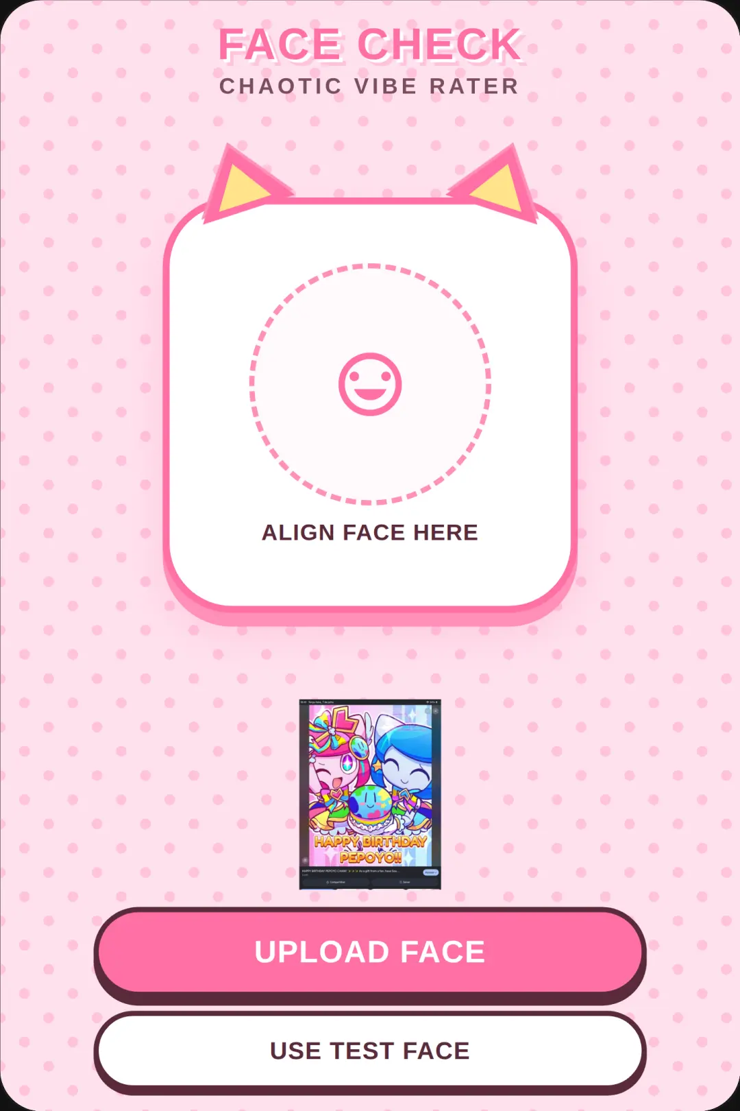 Face Check Vibe Rater cover