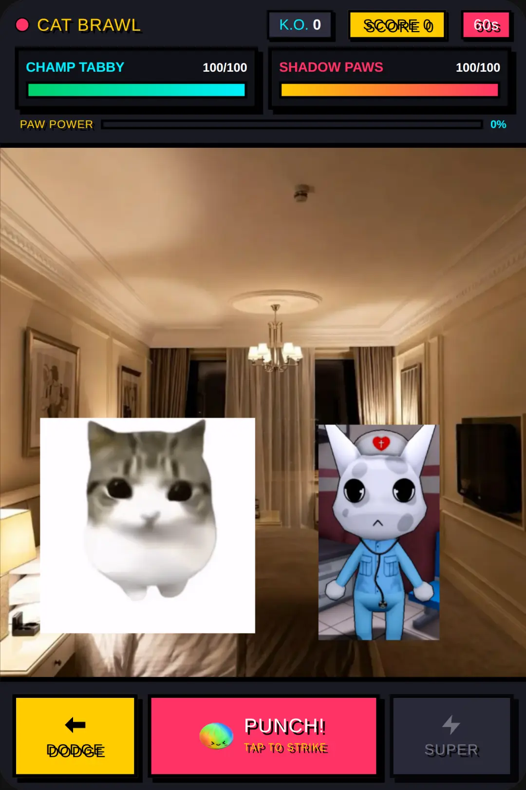 ou .. Cat vs you cover