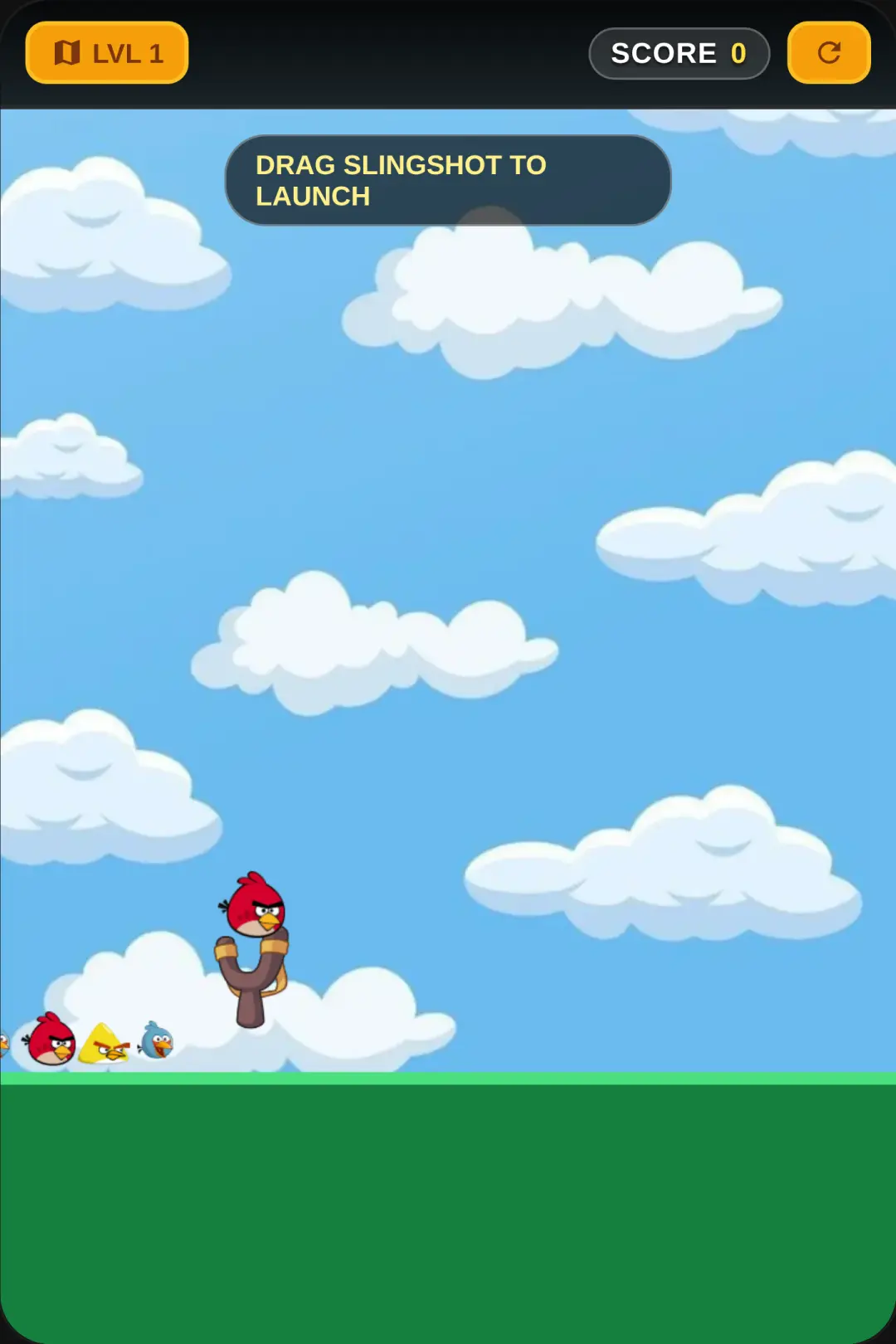 Angry Birds: no gravity cover