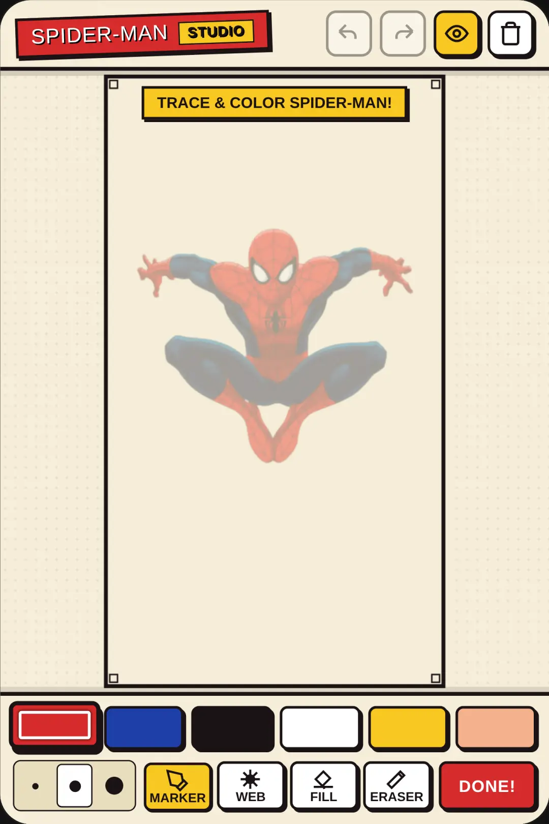 Draw Spider-Man cover