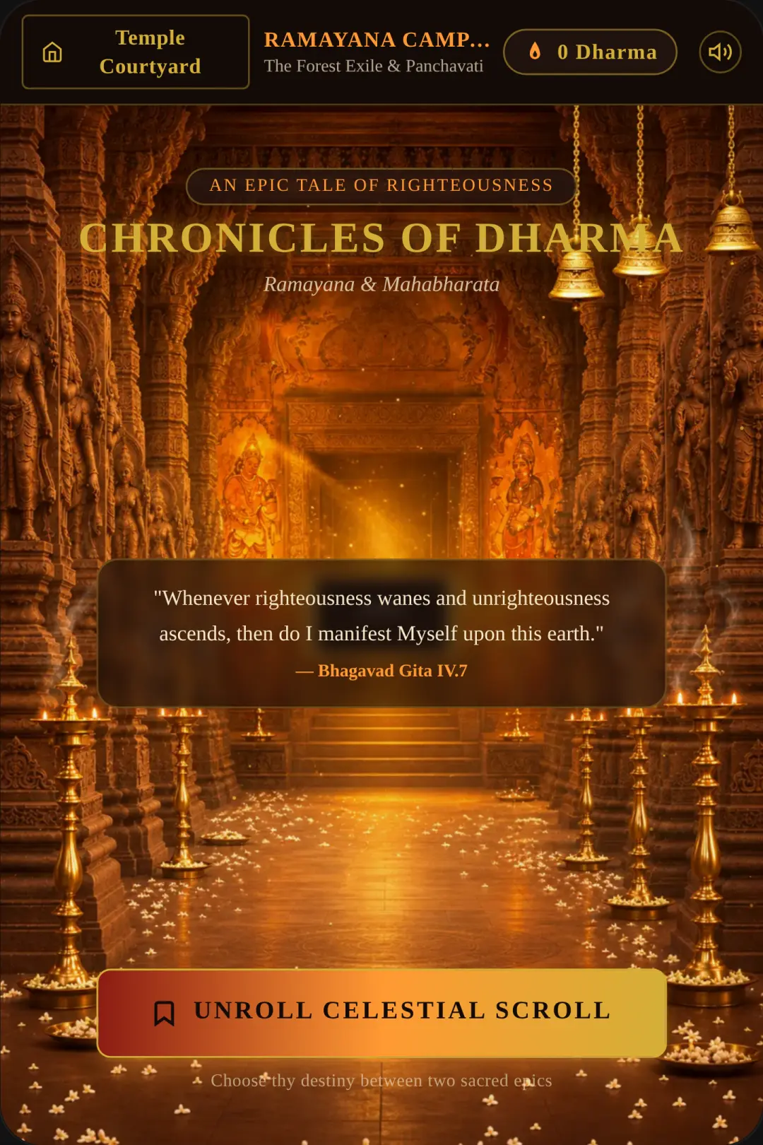 Chronicles of Dharma: Ramayana & Mahabharata cover