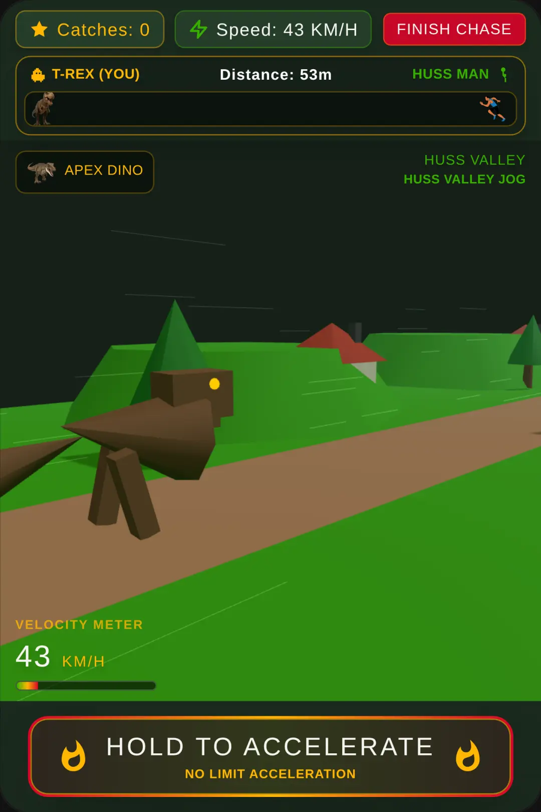 Huss Valley Dino Chase cover