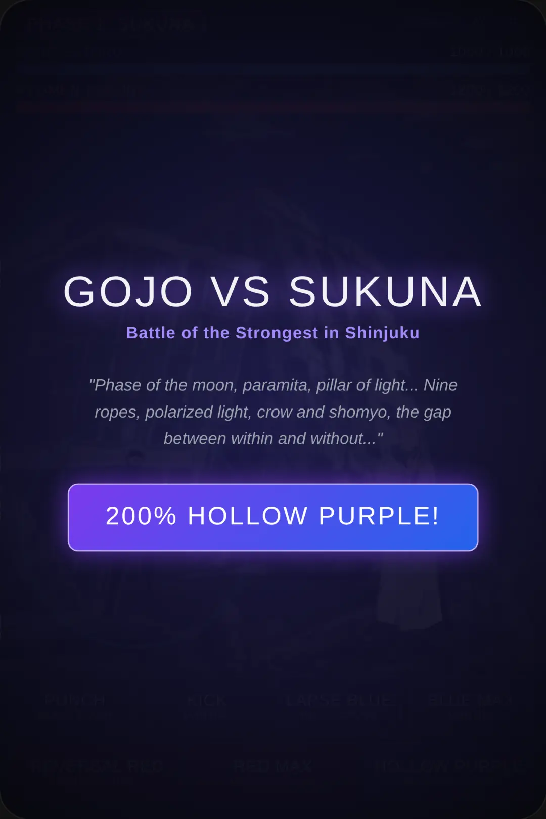 Gojo vs Sukuna: The Battle for the Strongest cover