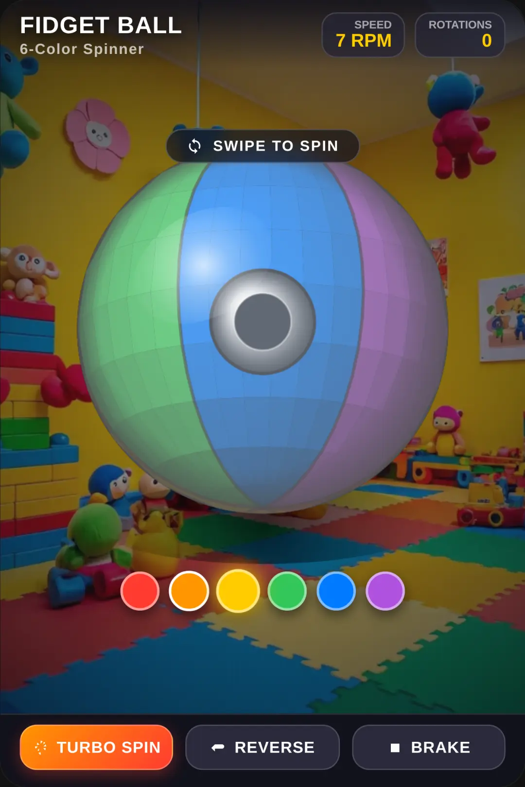 Fidget Spin Ball cover