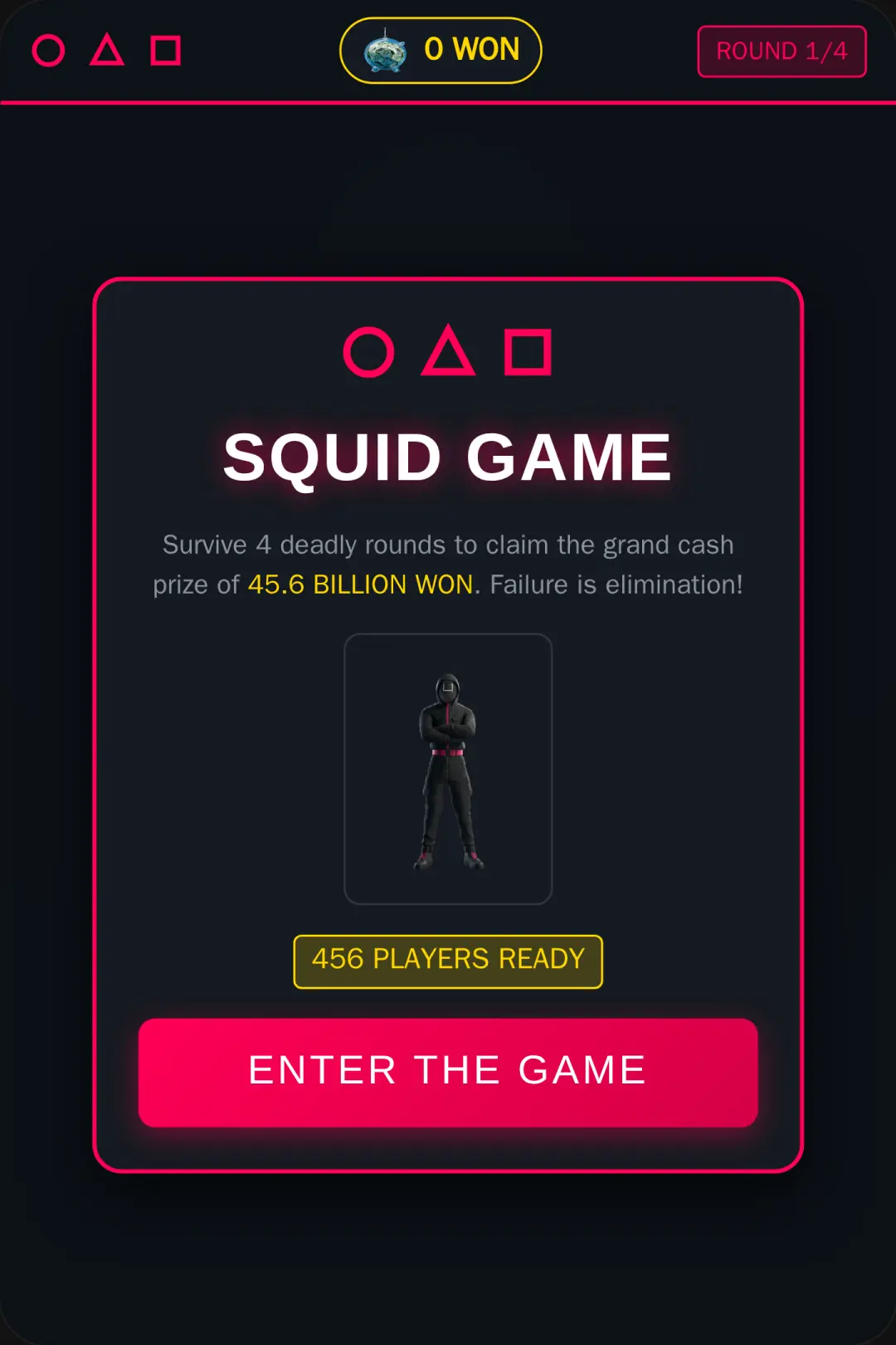 Squid Game - 45.6 Billion Won Survival cover