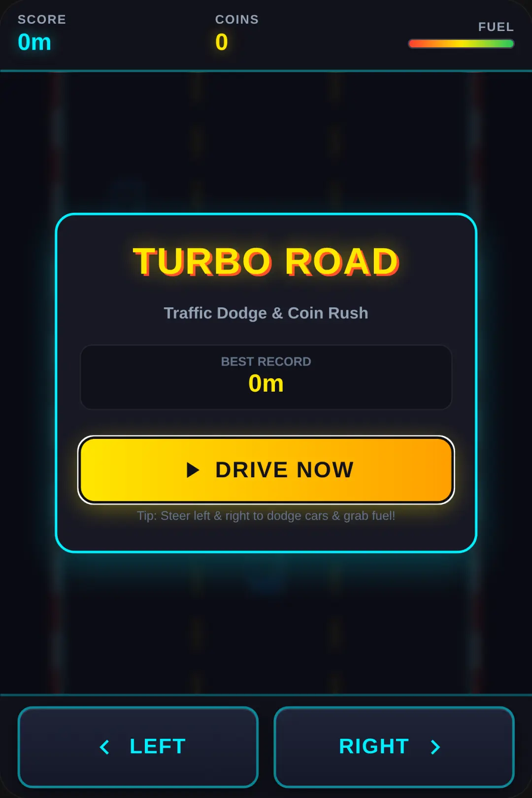 Turbo Road: Neon Racer cover
