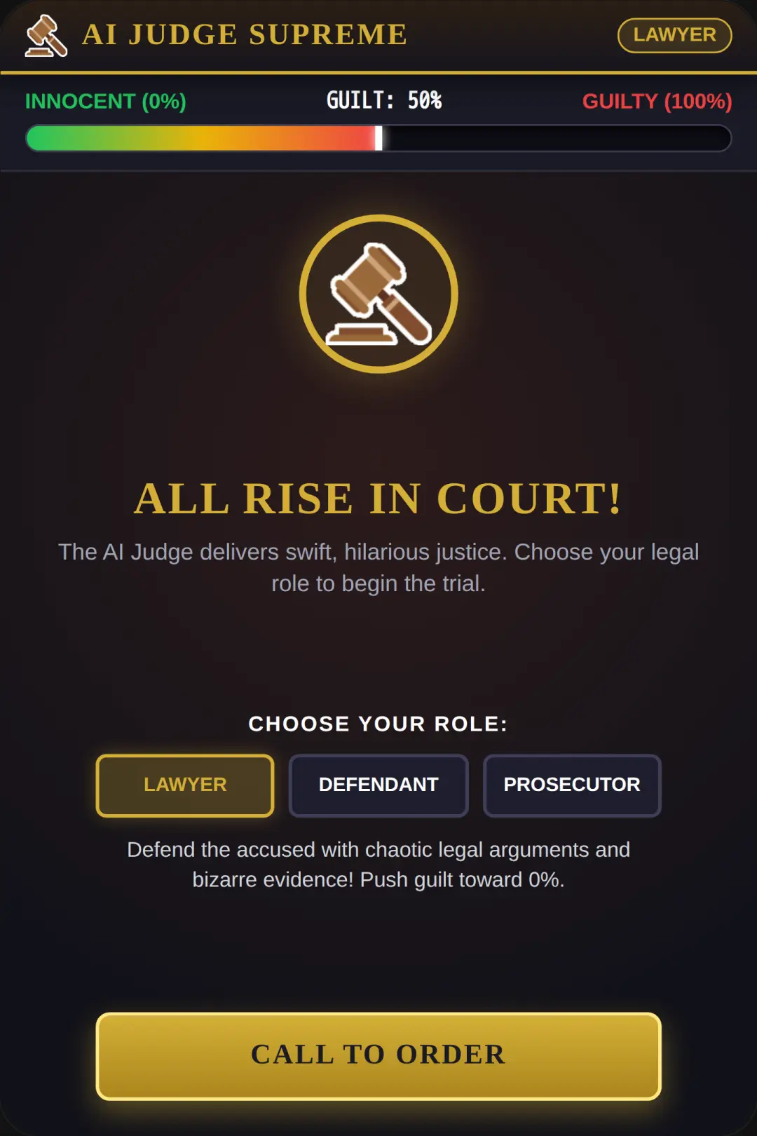 AI Judge Courtroom cover