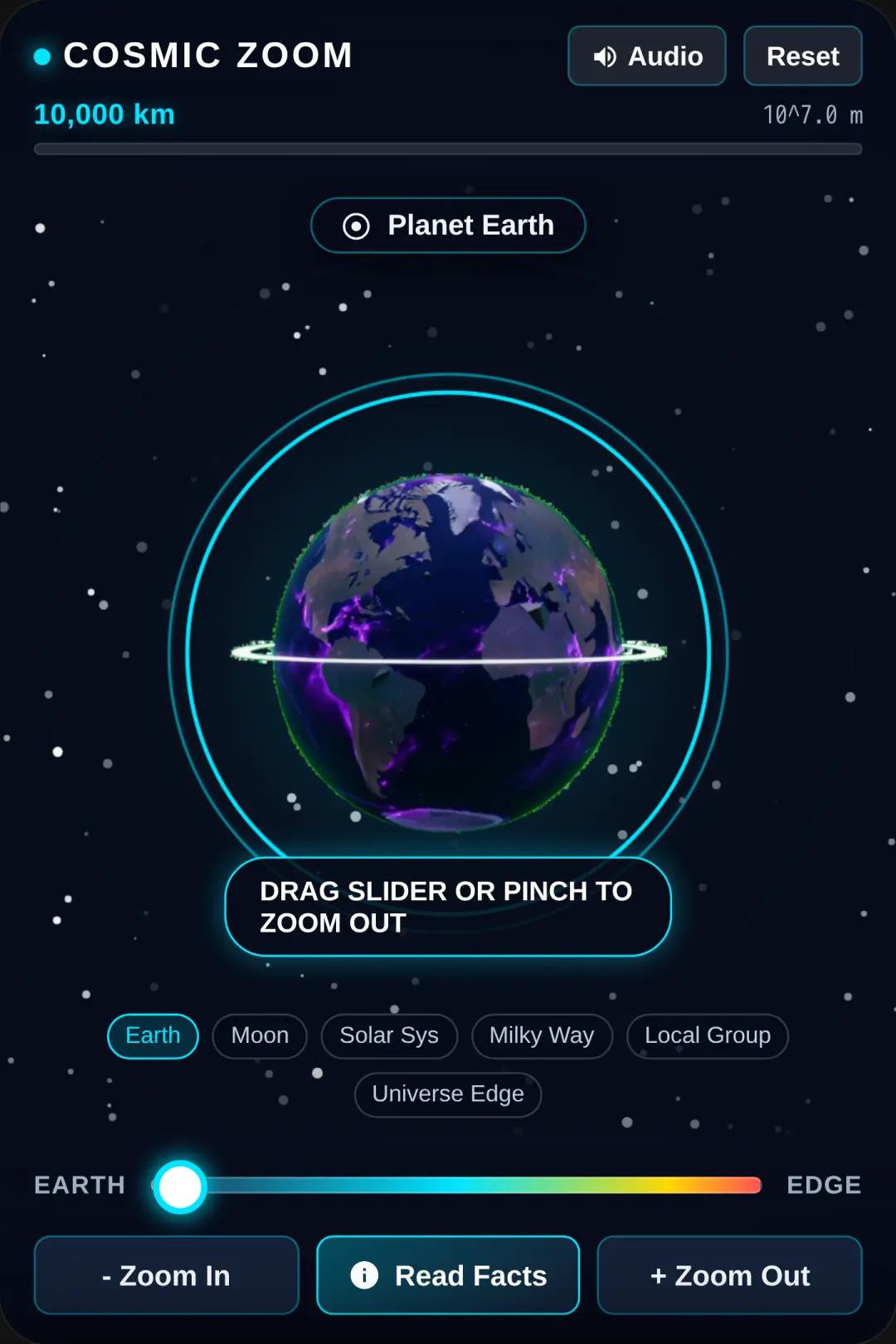 Observable Universe: Cosmic Zoom cover