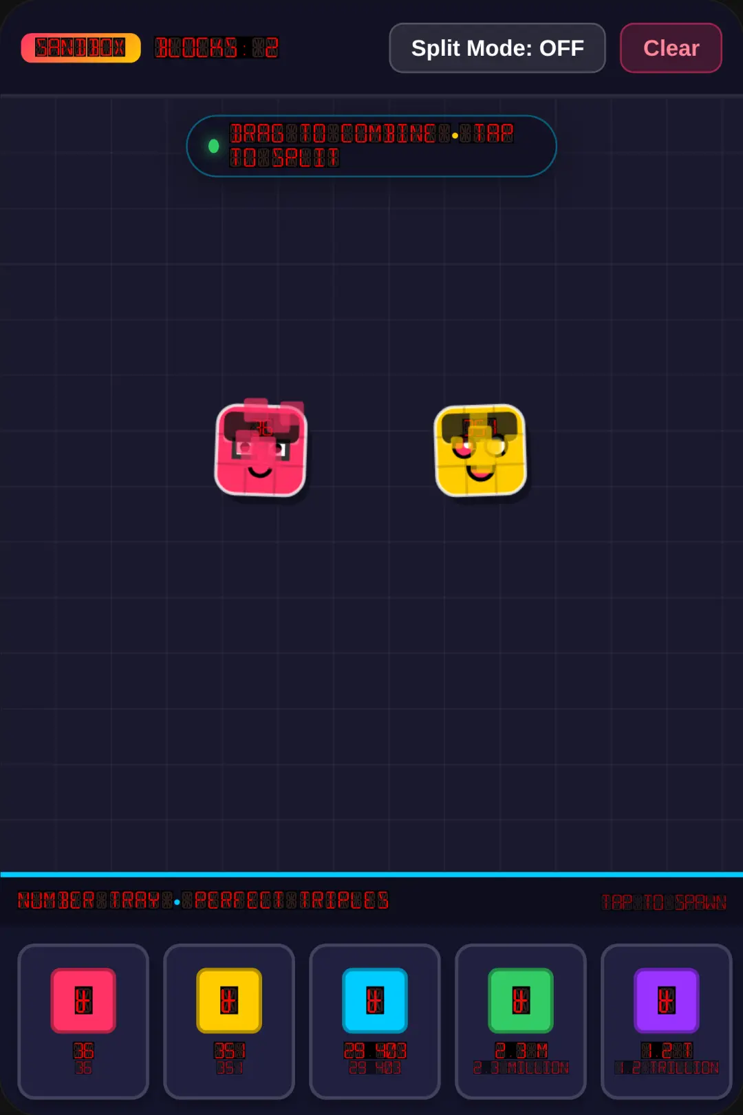 Numberblocks Sandbox perfect triples cover