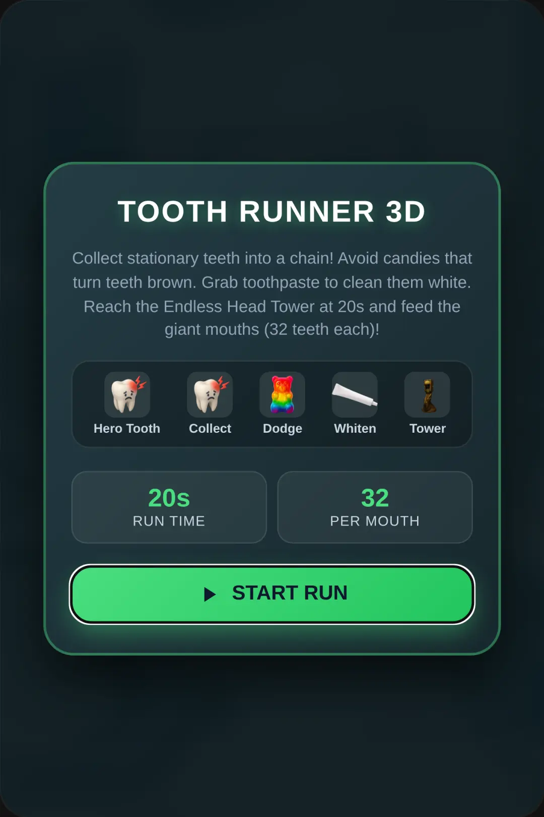 Tooth Runner 3D cover