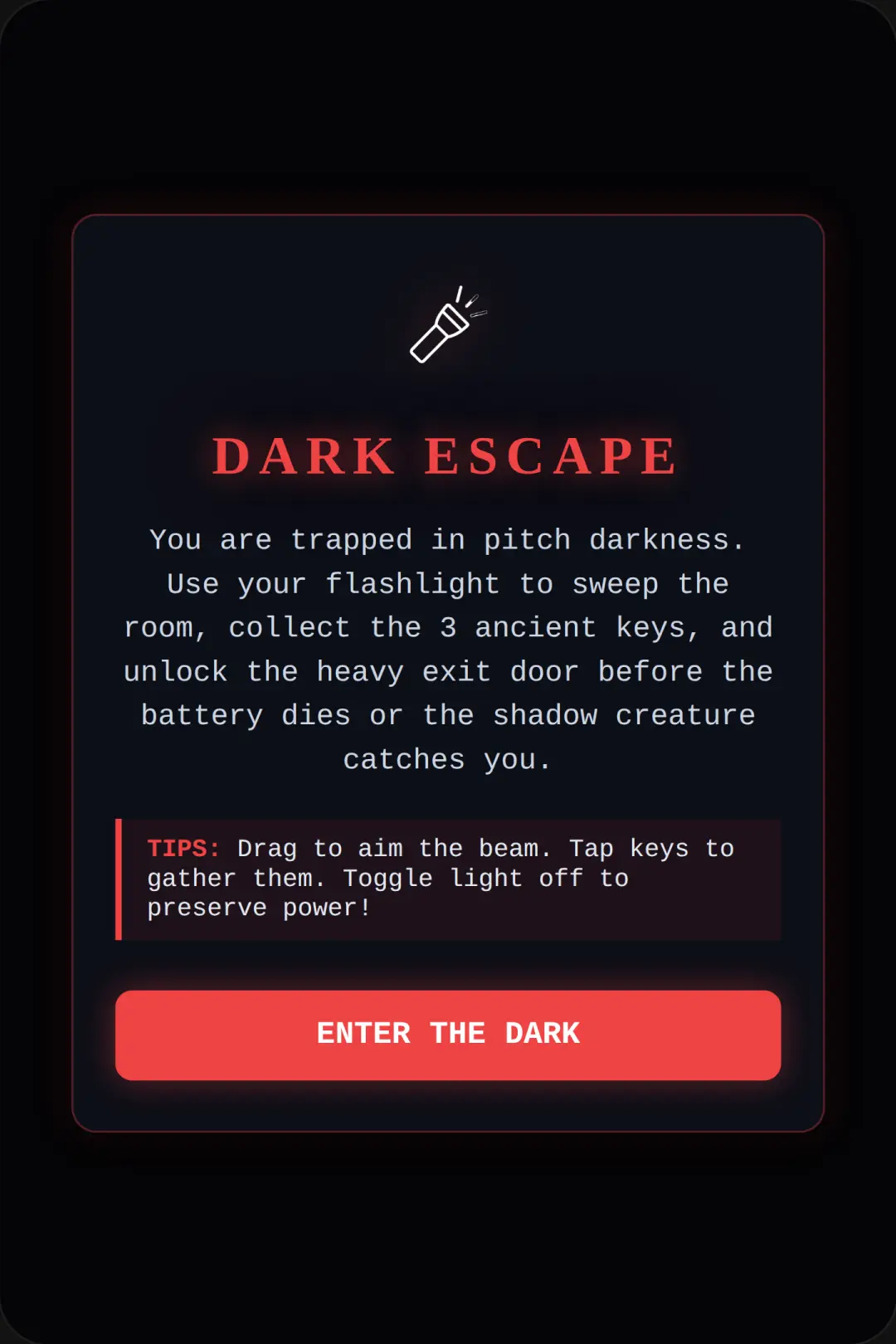 Dark Rooms: Flashlight Horror cover
