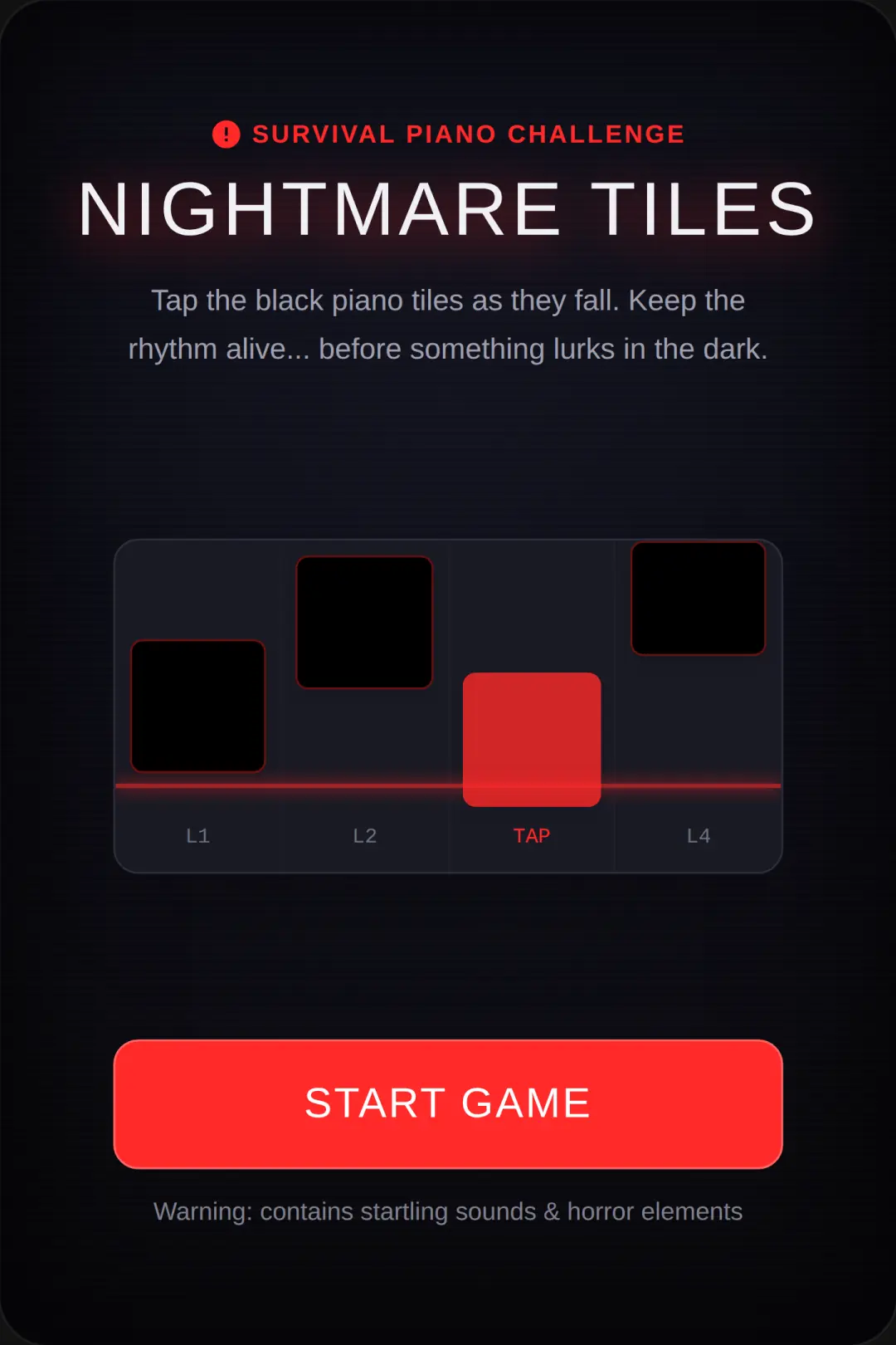 Scary Piano Tiles cover