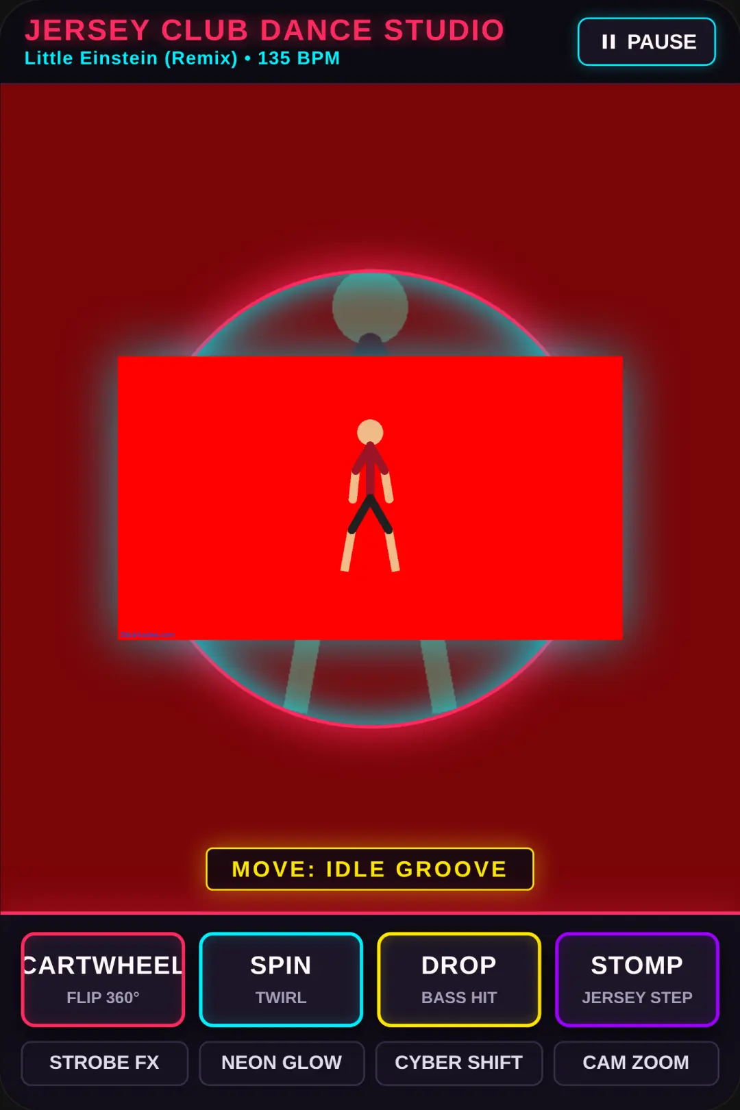 Jersey Club Stick figure Dance Studio cover