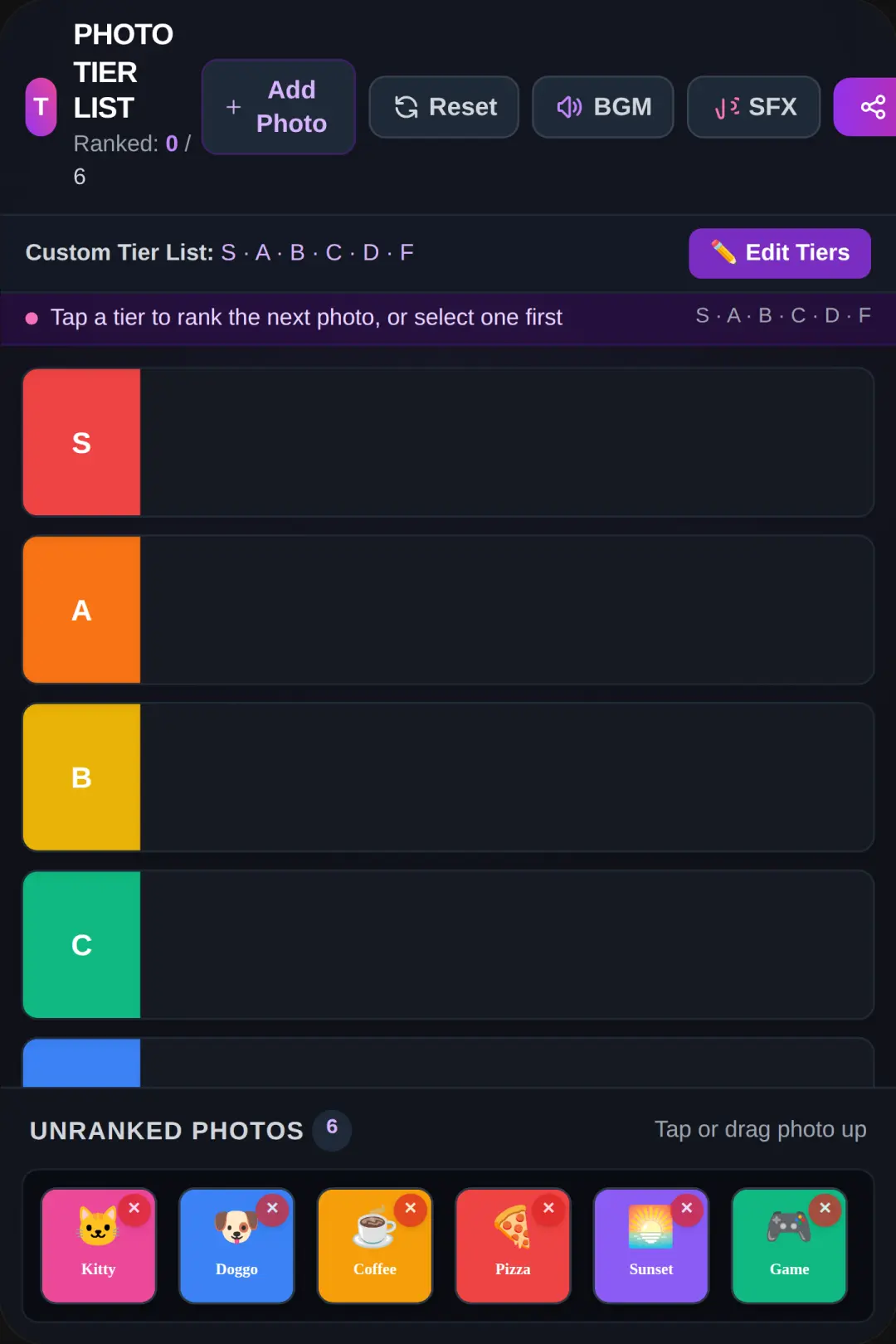 Tier List cover