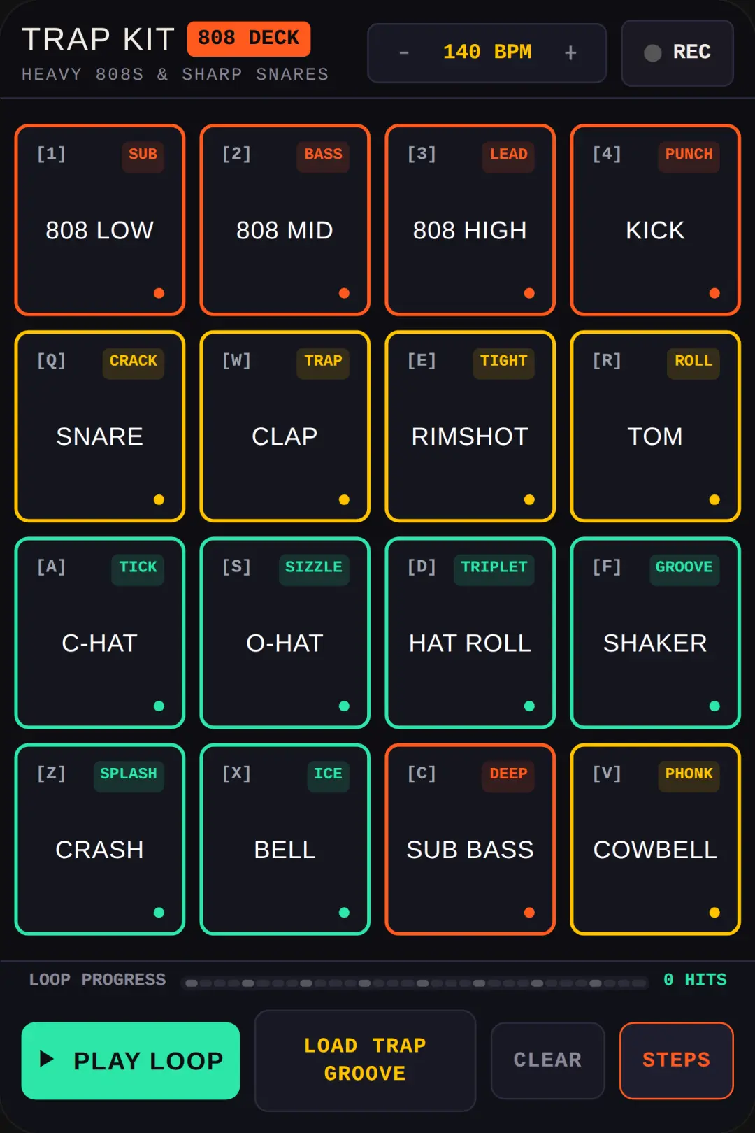 Trap Kit - Beat Pad & Loop Builder cover