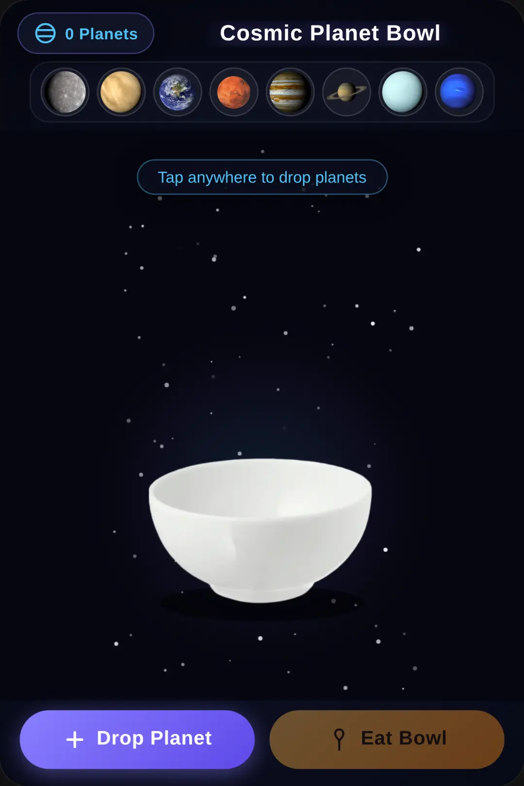 Cosmic Planet Bowl cover