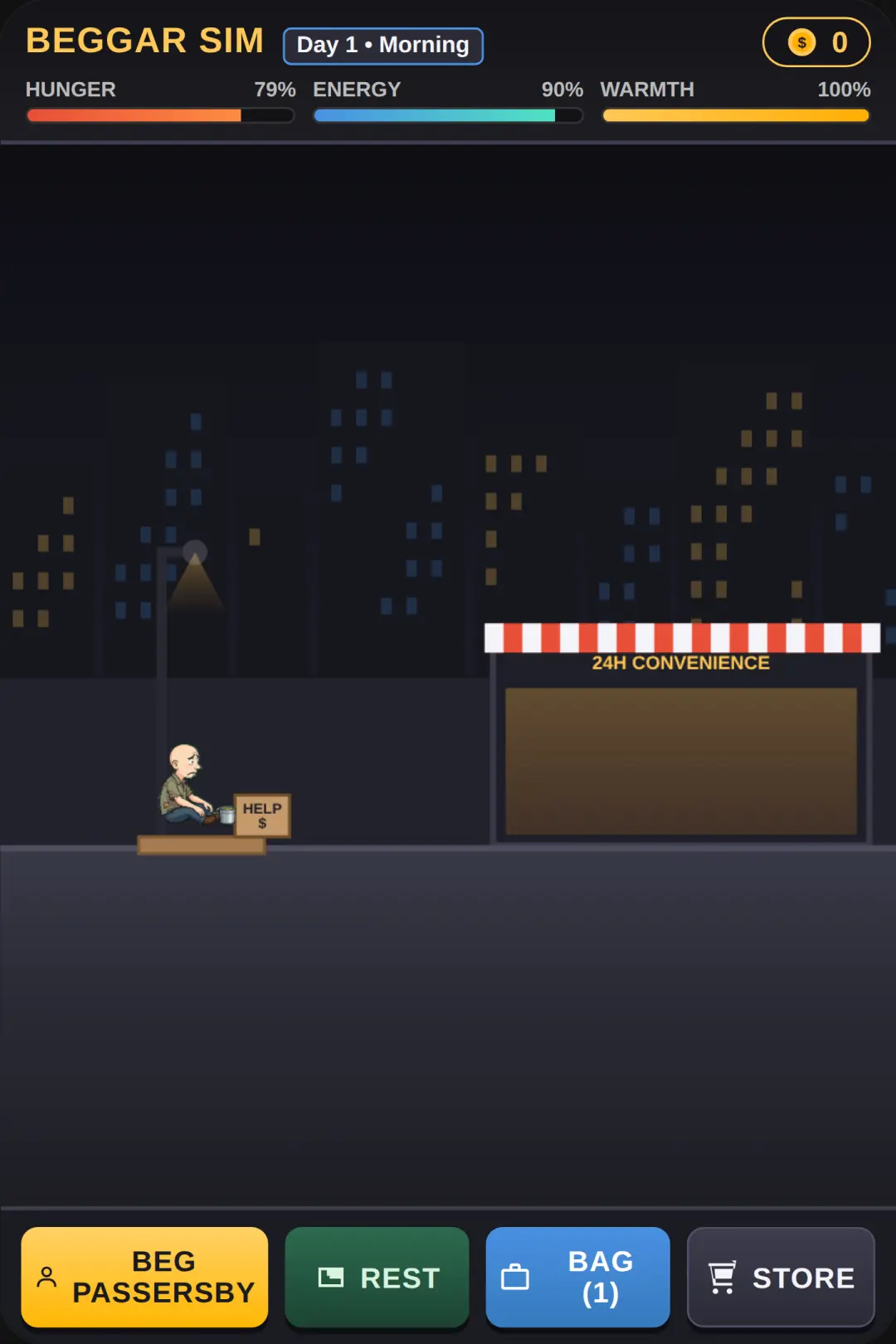 Street Survivor: Beggar Sim cover