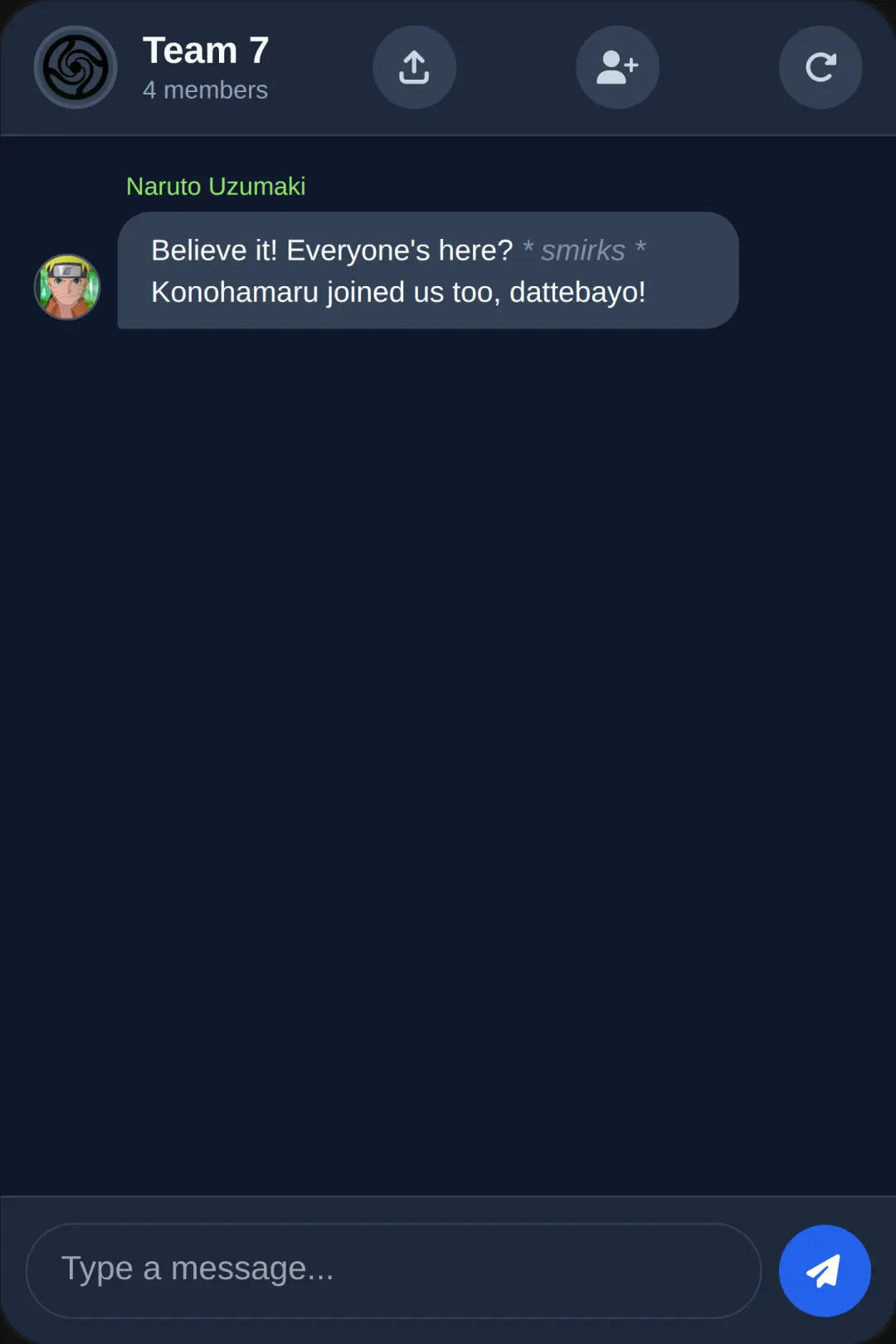 Naruto Group Chat cover