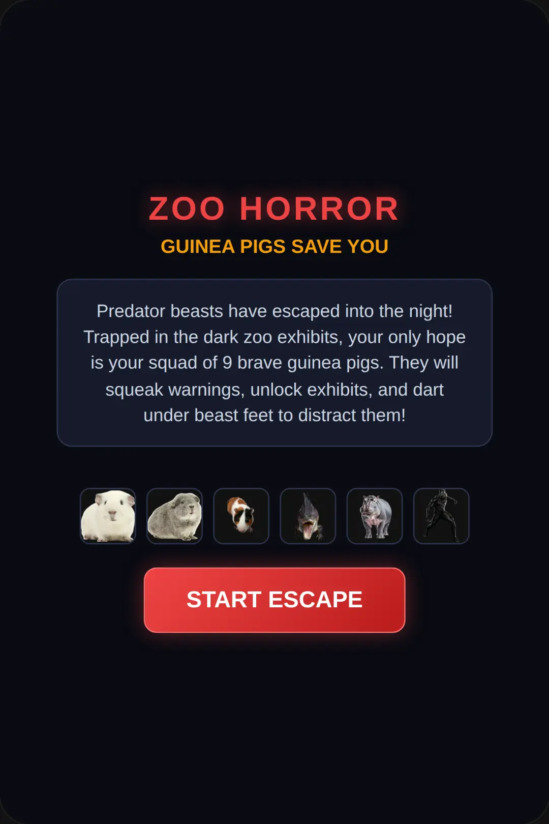 Zoo Horror: Squad of Guinea Pigs cover