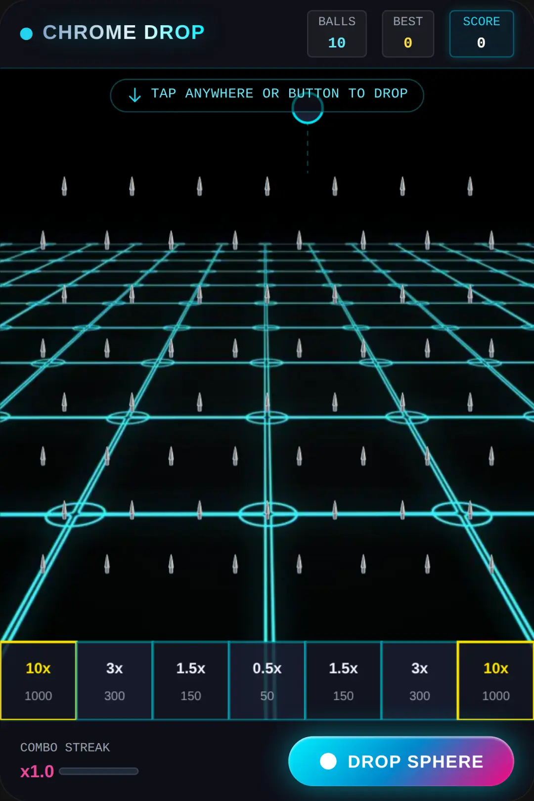 Chrome Drop cover
