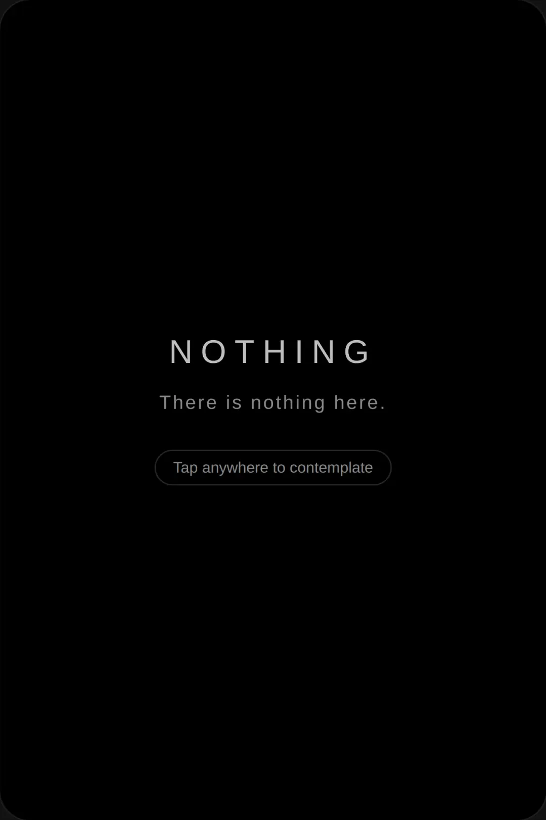Nothing cover