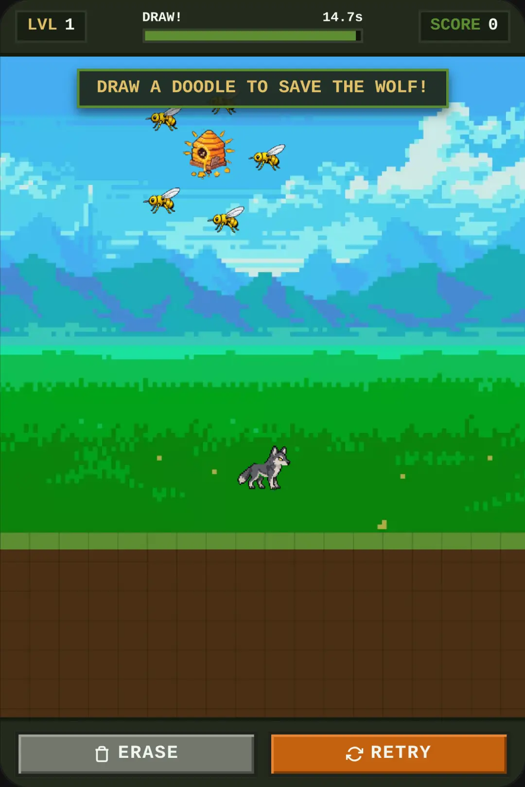 Save the Wolf: Pixelated Edition cover