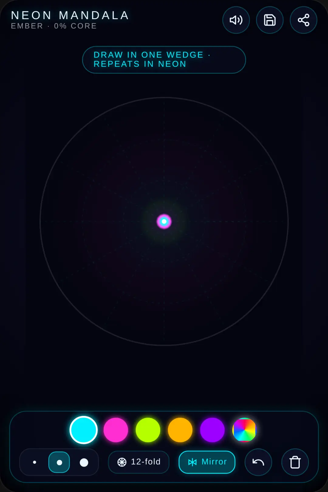 Neon Mandala cover
