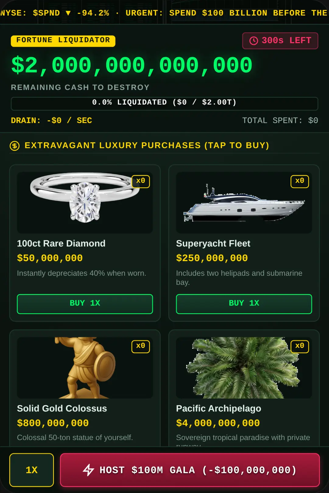 Billionaire Spenddown cover