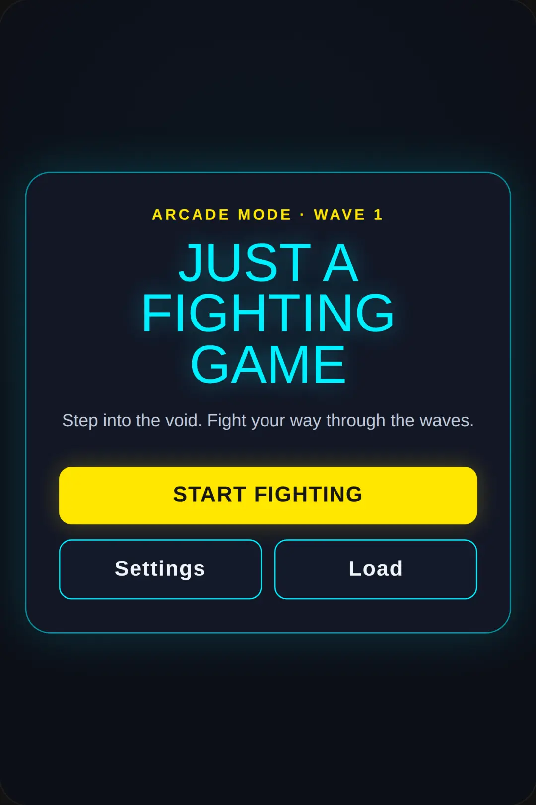 just a fighting game cover