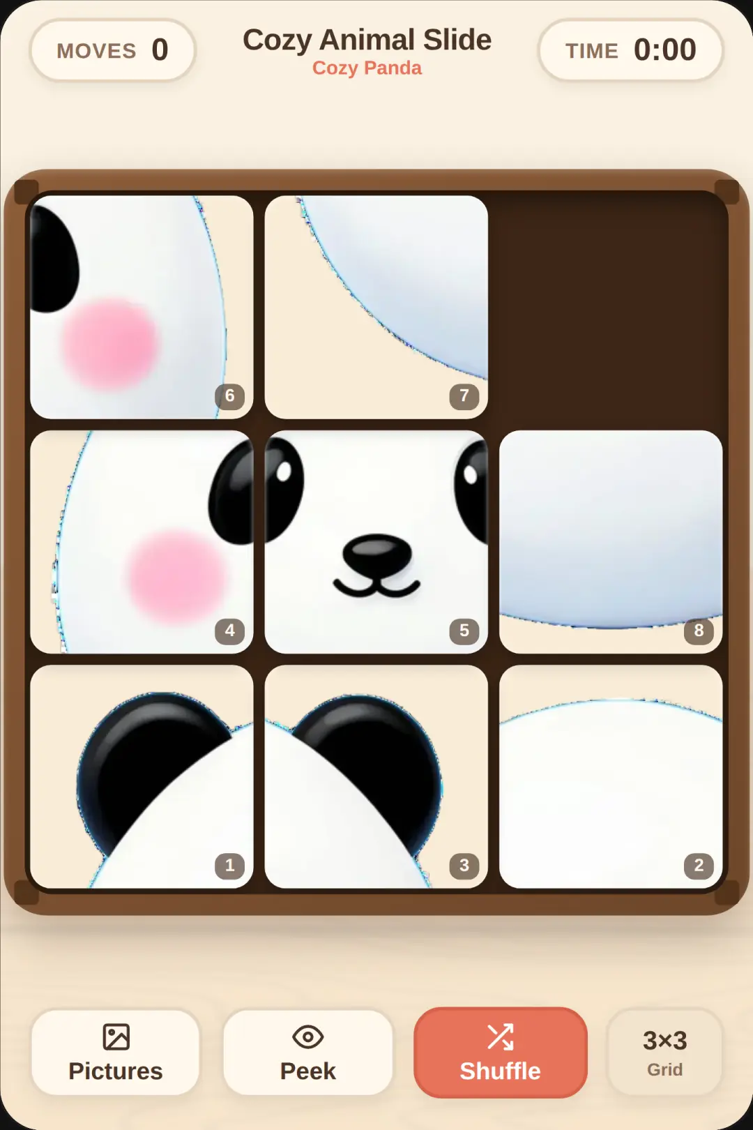 Cozy Animal Slide cover