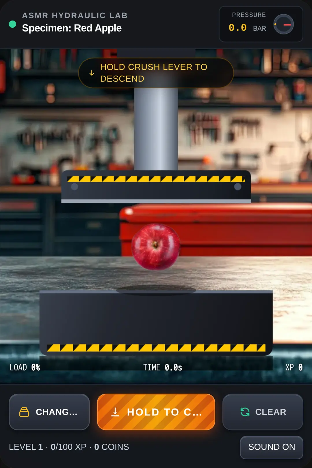 Hydraulic Press ASMR cover