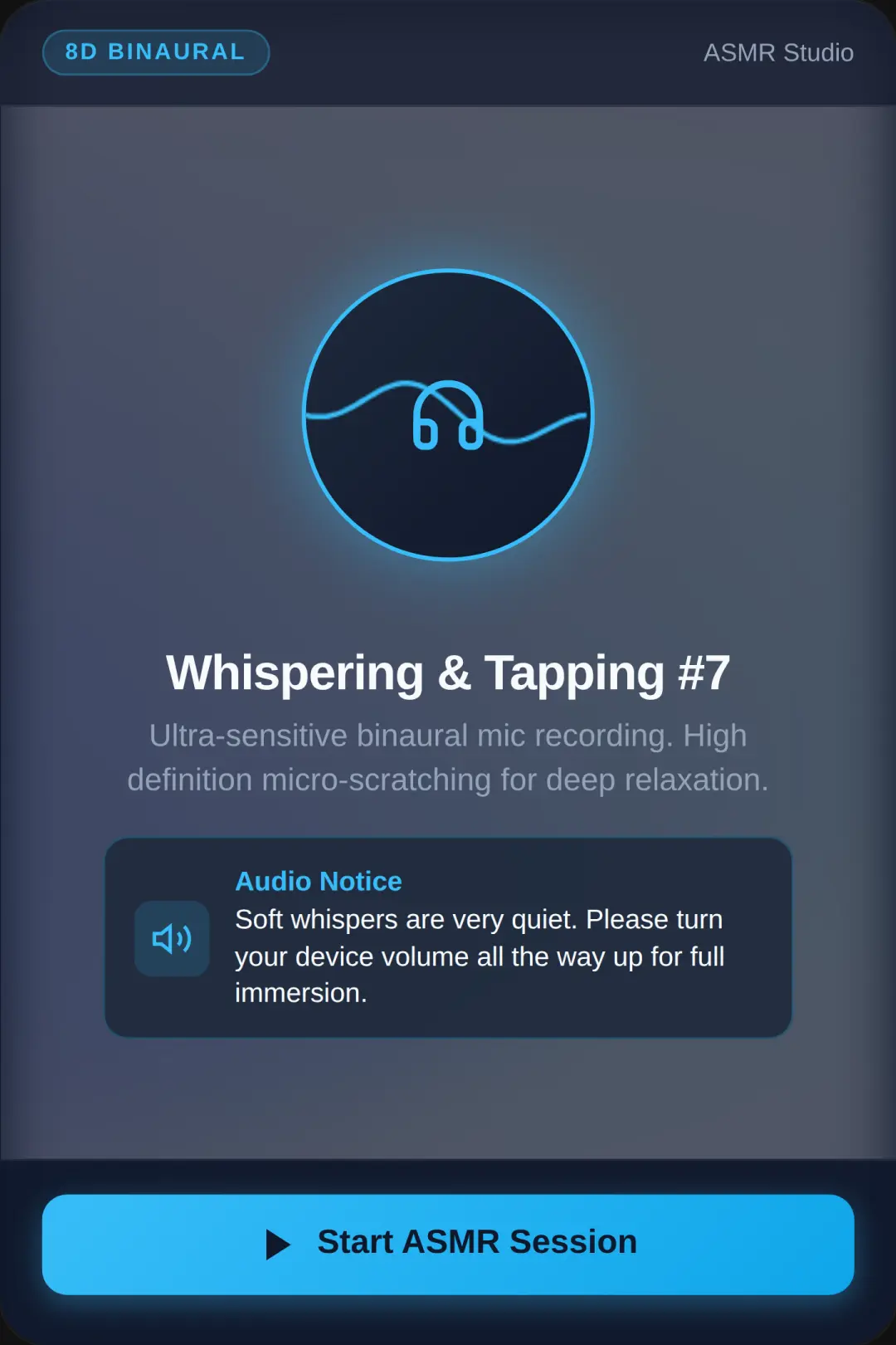 Deep ASMR Relaxation - Binaural Tapping cover