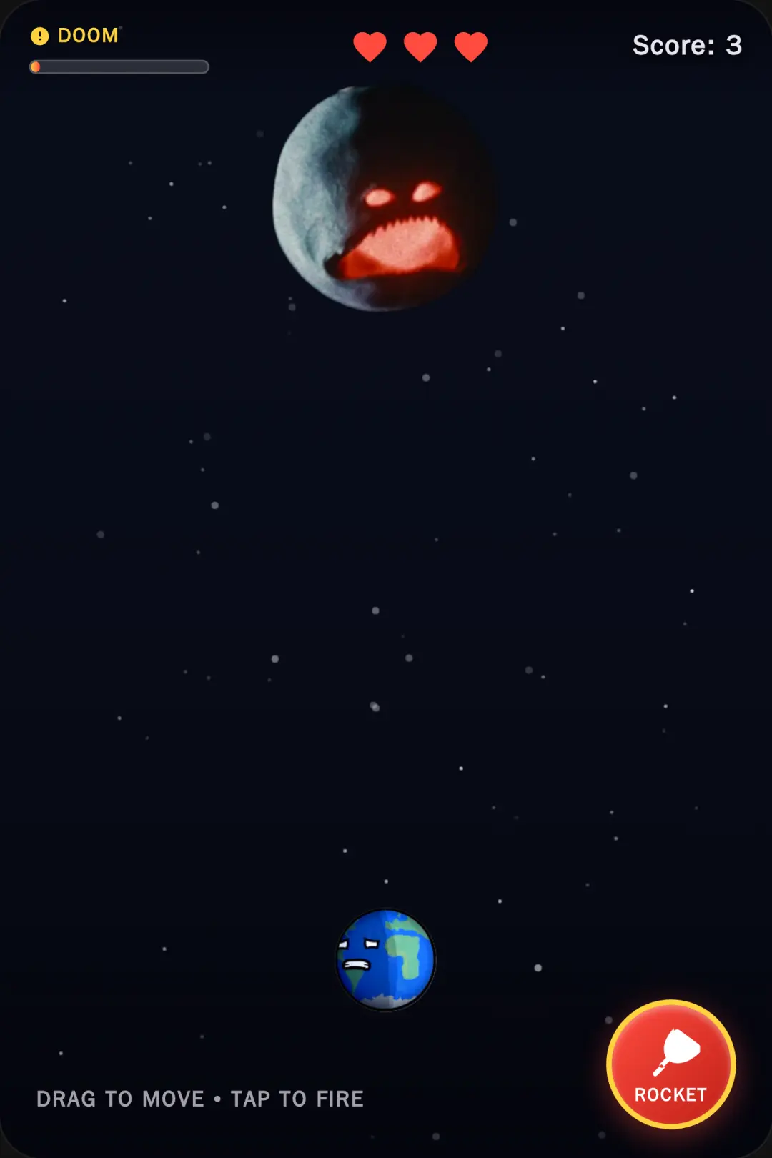 Scary moon cover