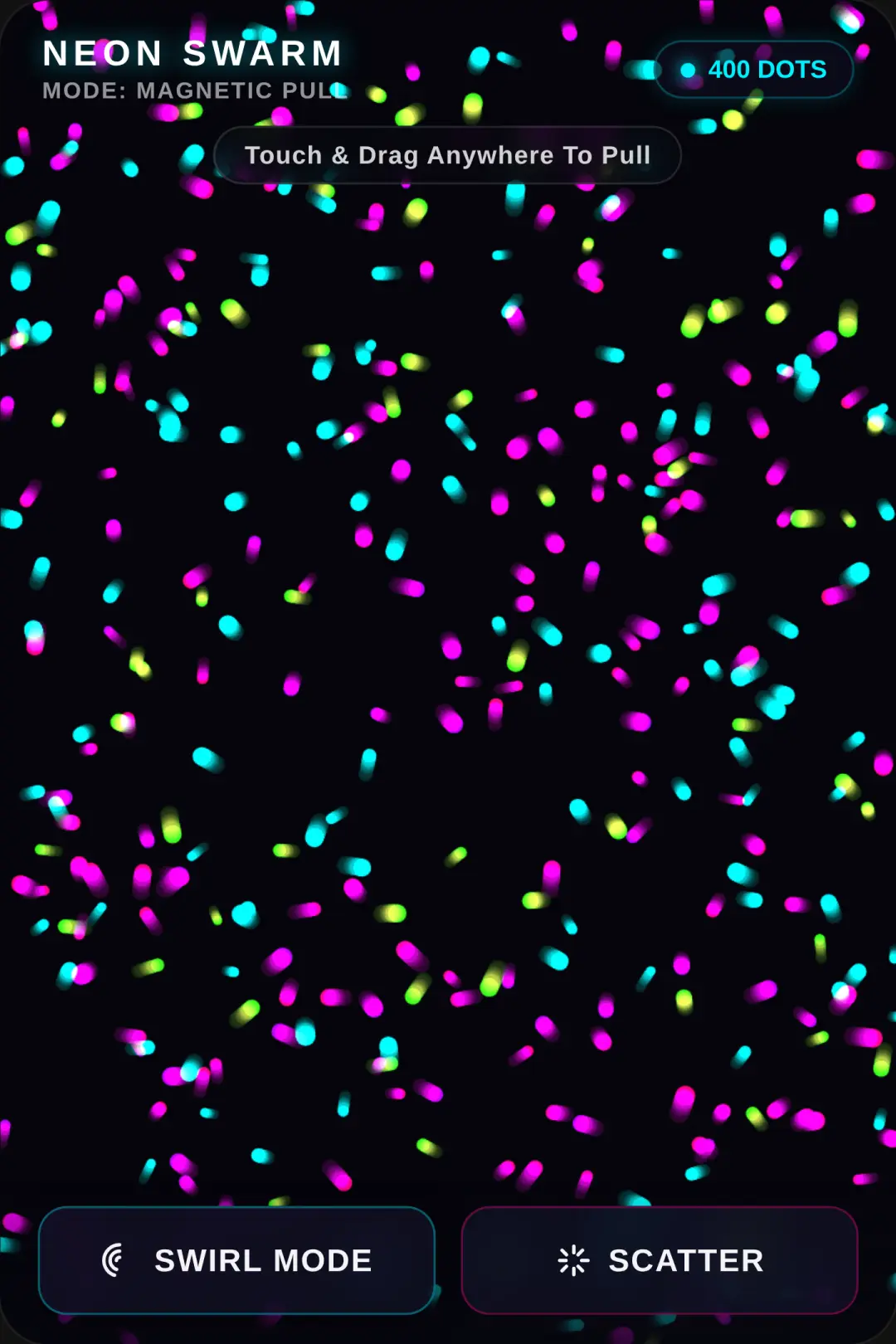 Neon Dot Swarm cover