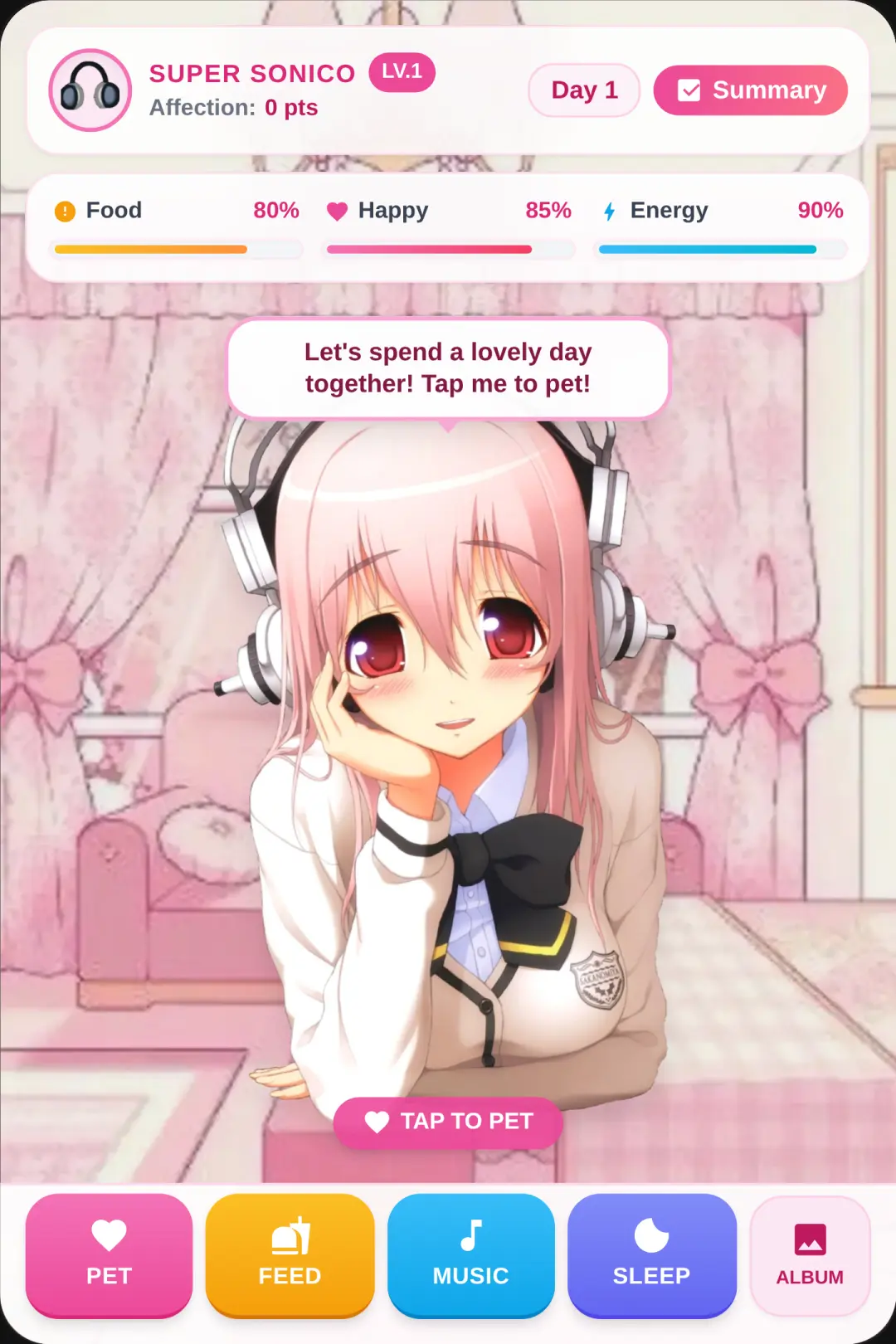 Pet Super Sonico cover
