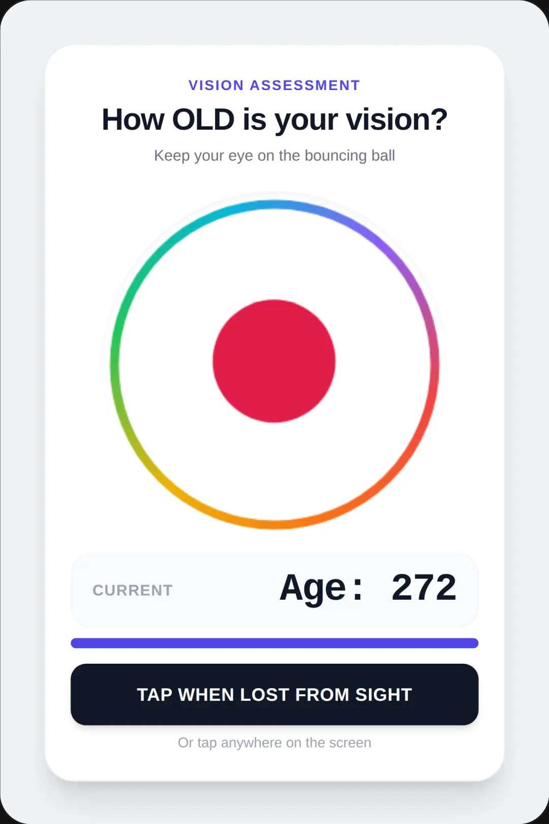 How OLD is your vision? cover