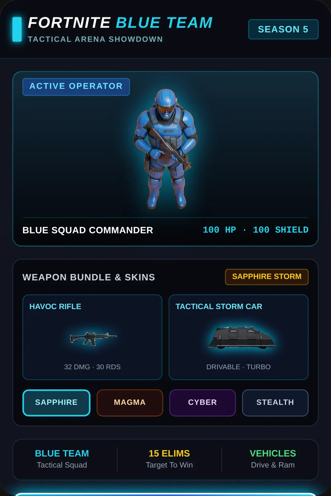 Blue Team Battle Royale cover