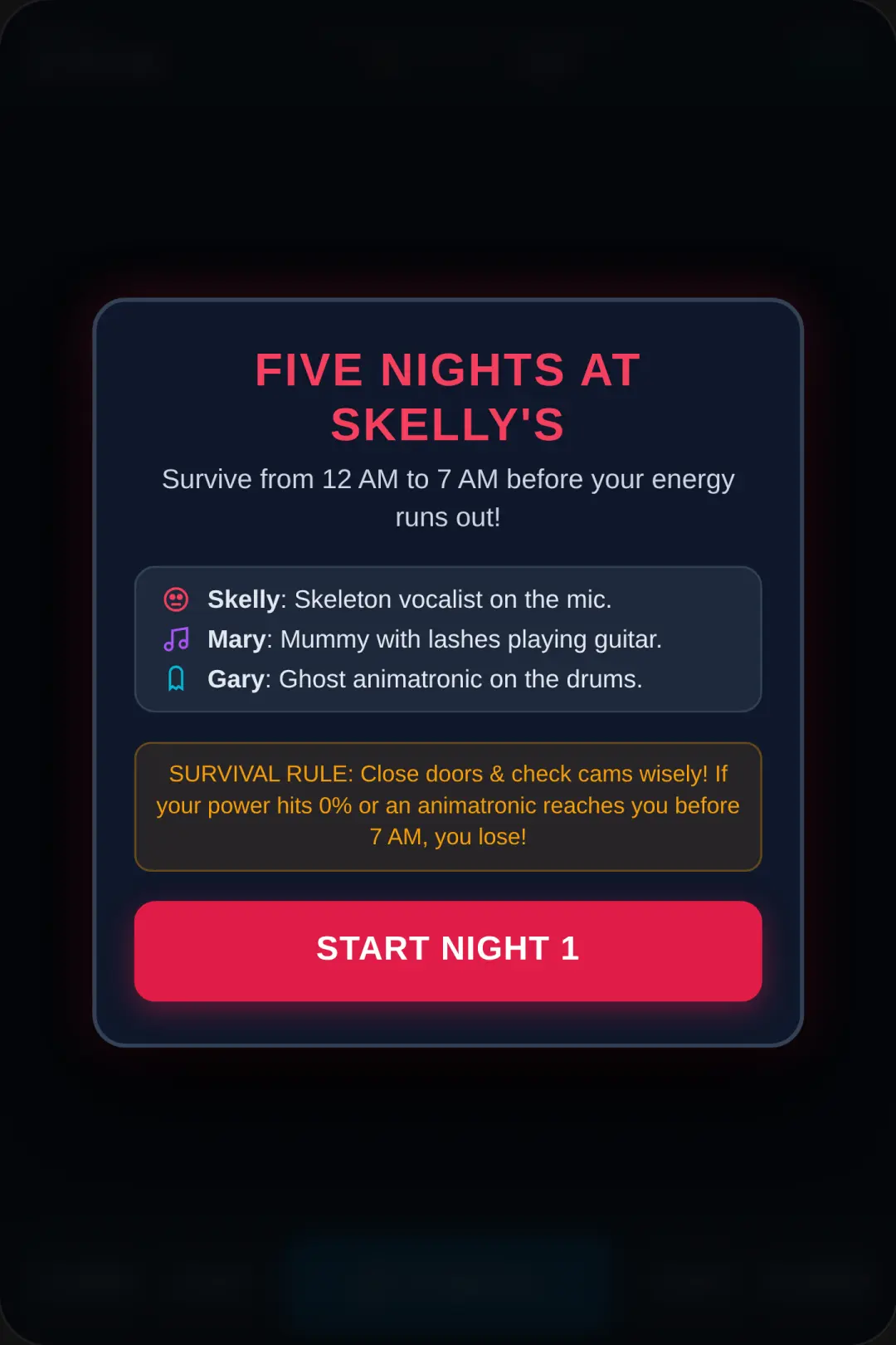 Five Nights at Skelly's cover