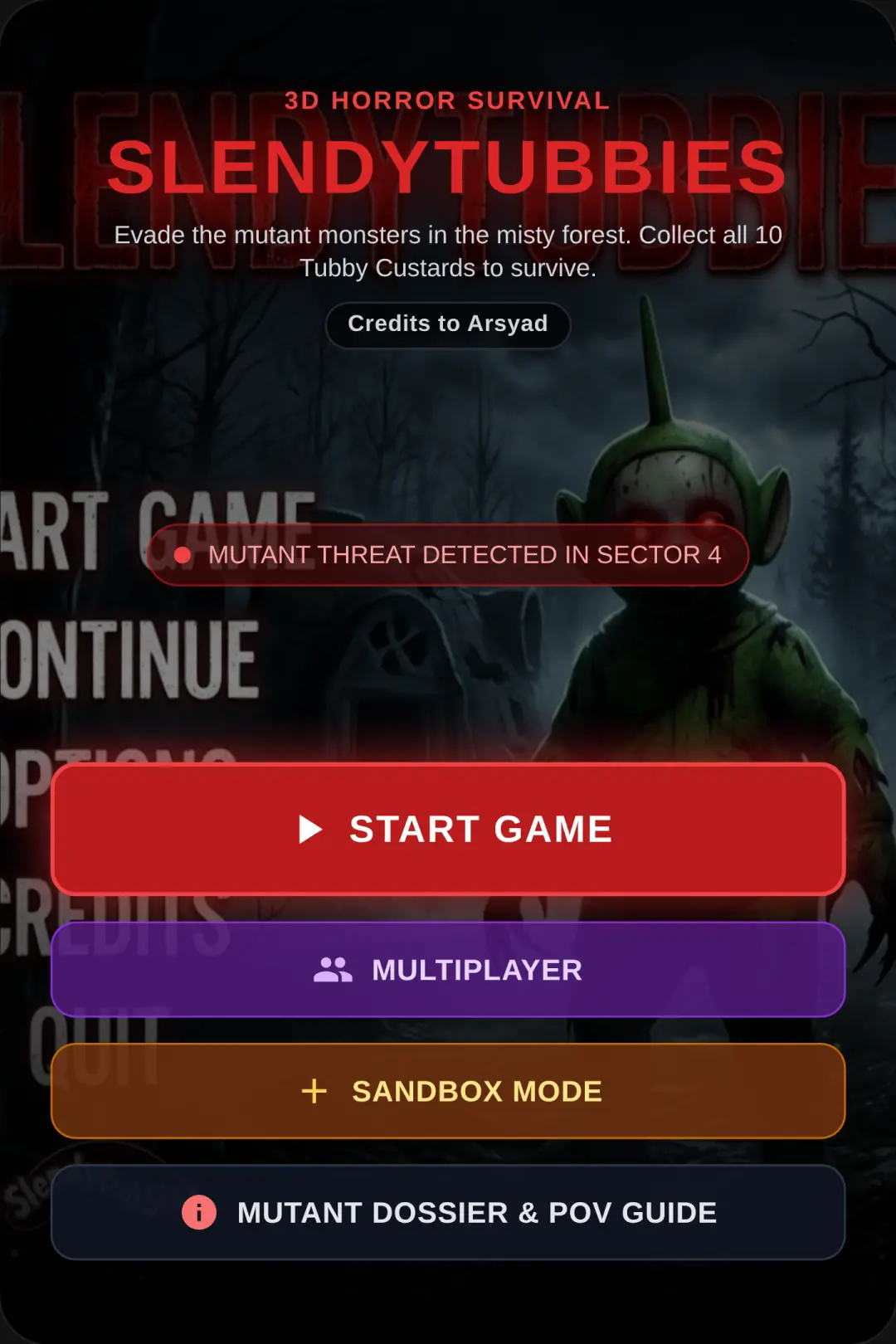 Slendytubbies 3D Horror cover