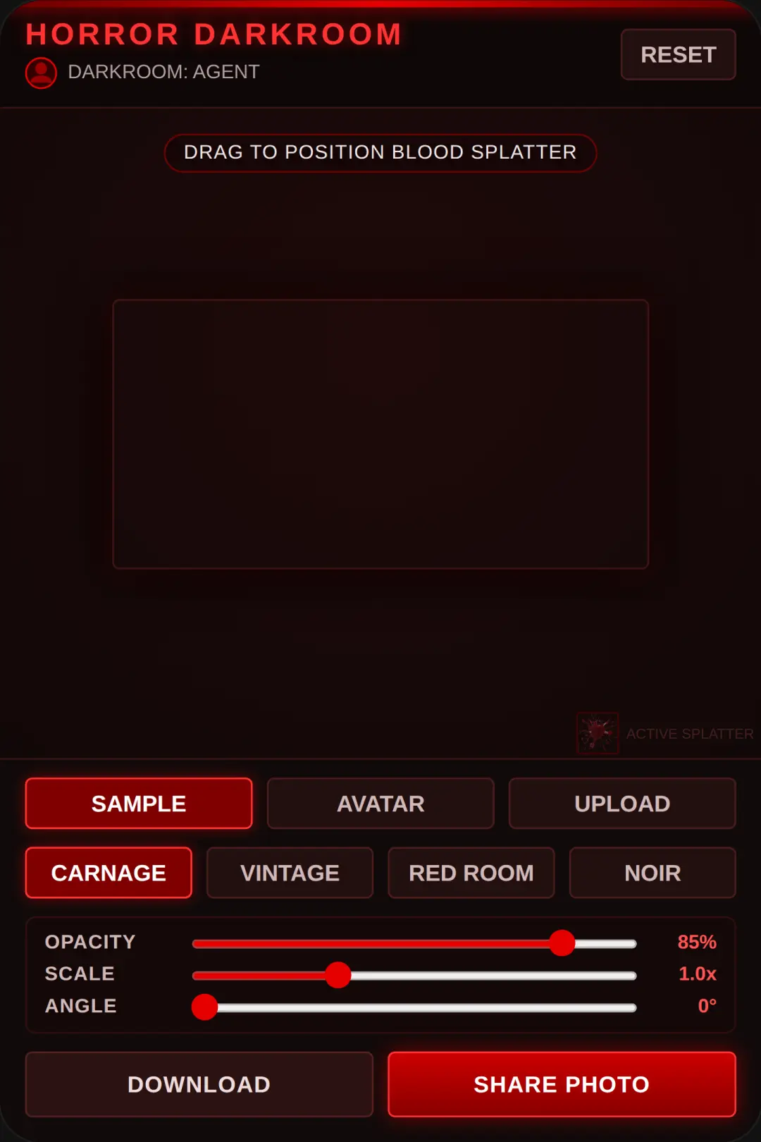 Horror Darkroom Photo Filter cover