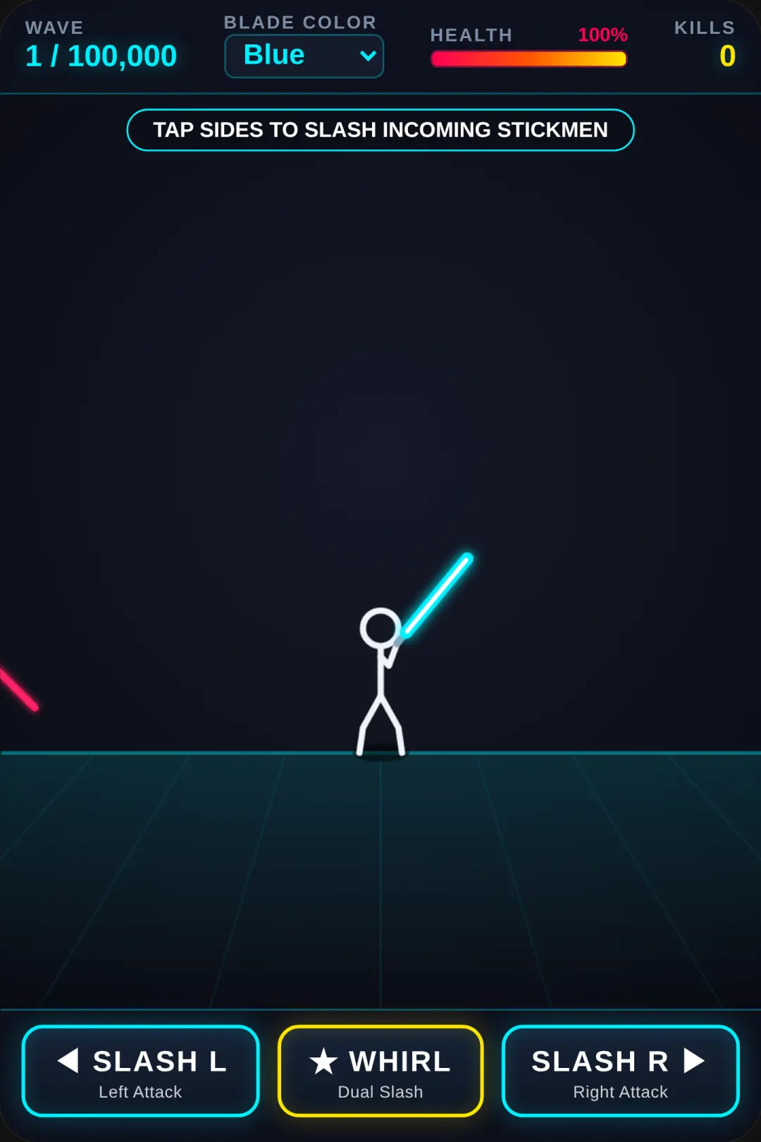 Stickman Lightsaber: 100,000 Waves cover