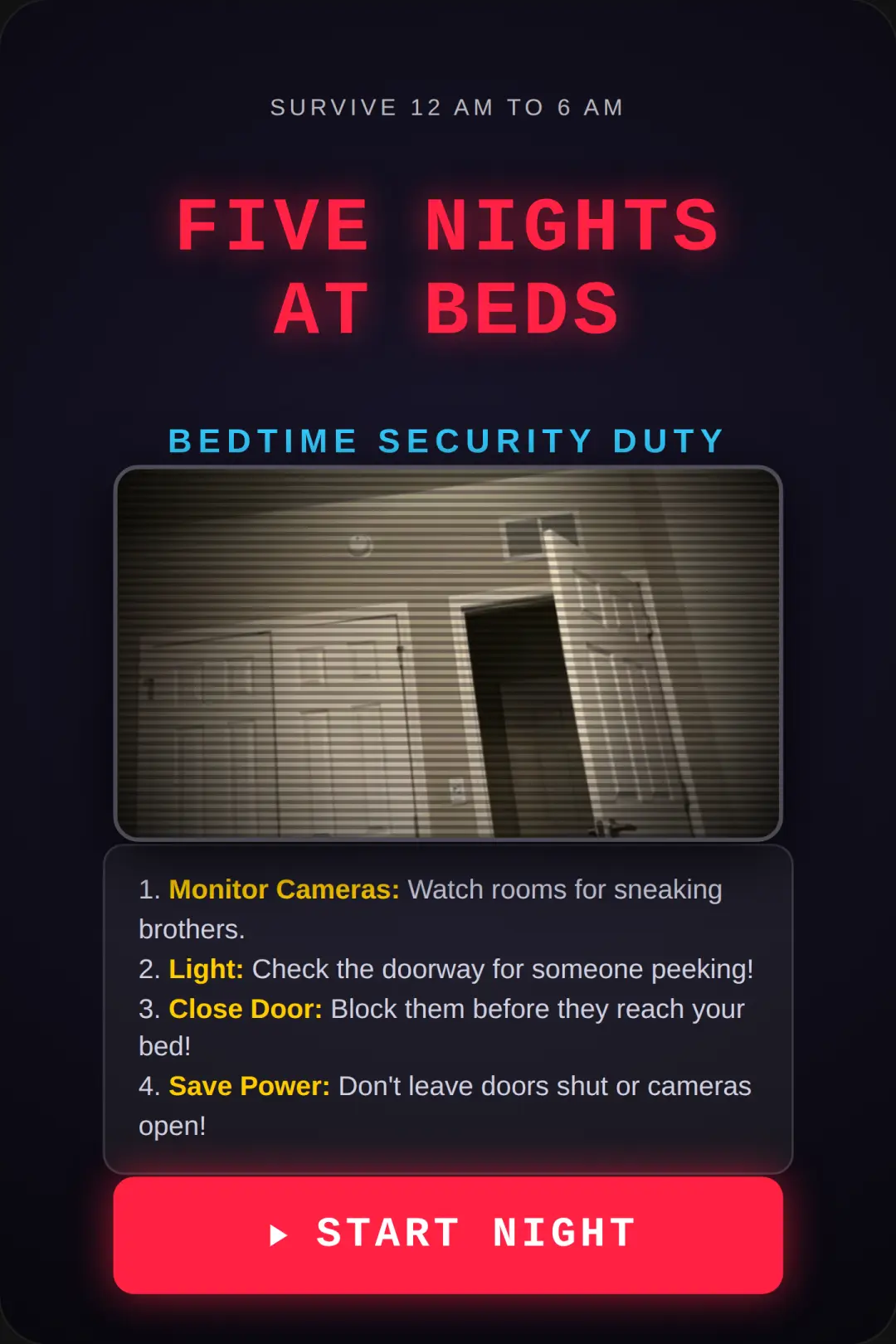 Five Nights at Beds cover