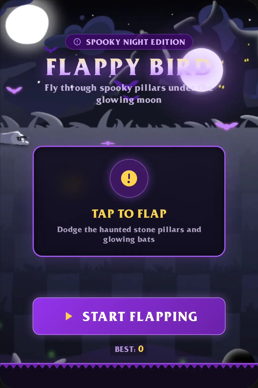 Spooky Flappy Bird cover
