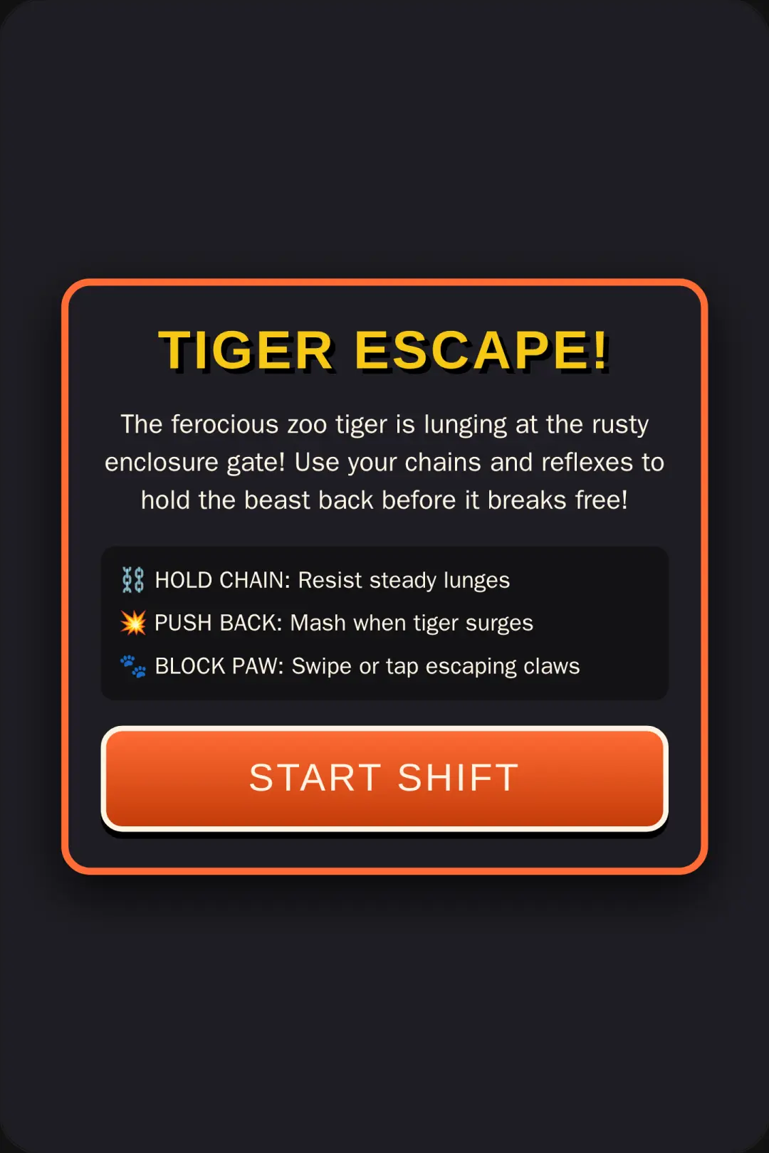 Tiger Escape: Zoo Chaos cover