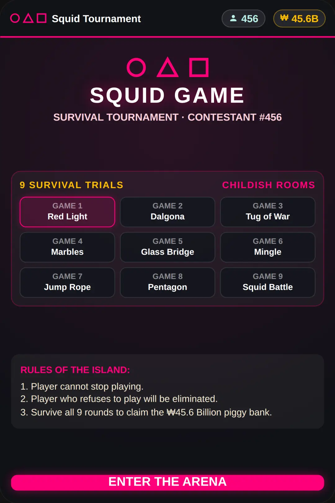 Squid Game Survival cover