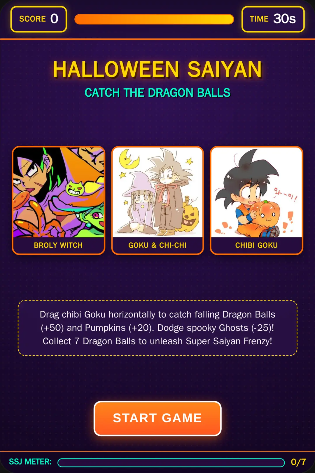 Dragon Ball Halloween Catch cover