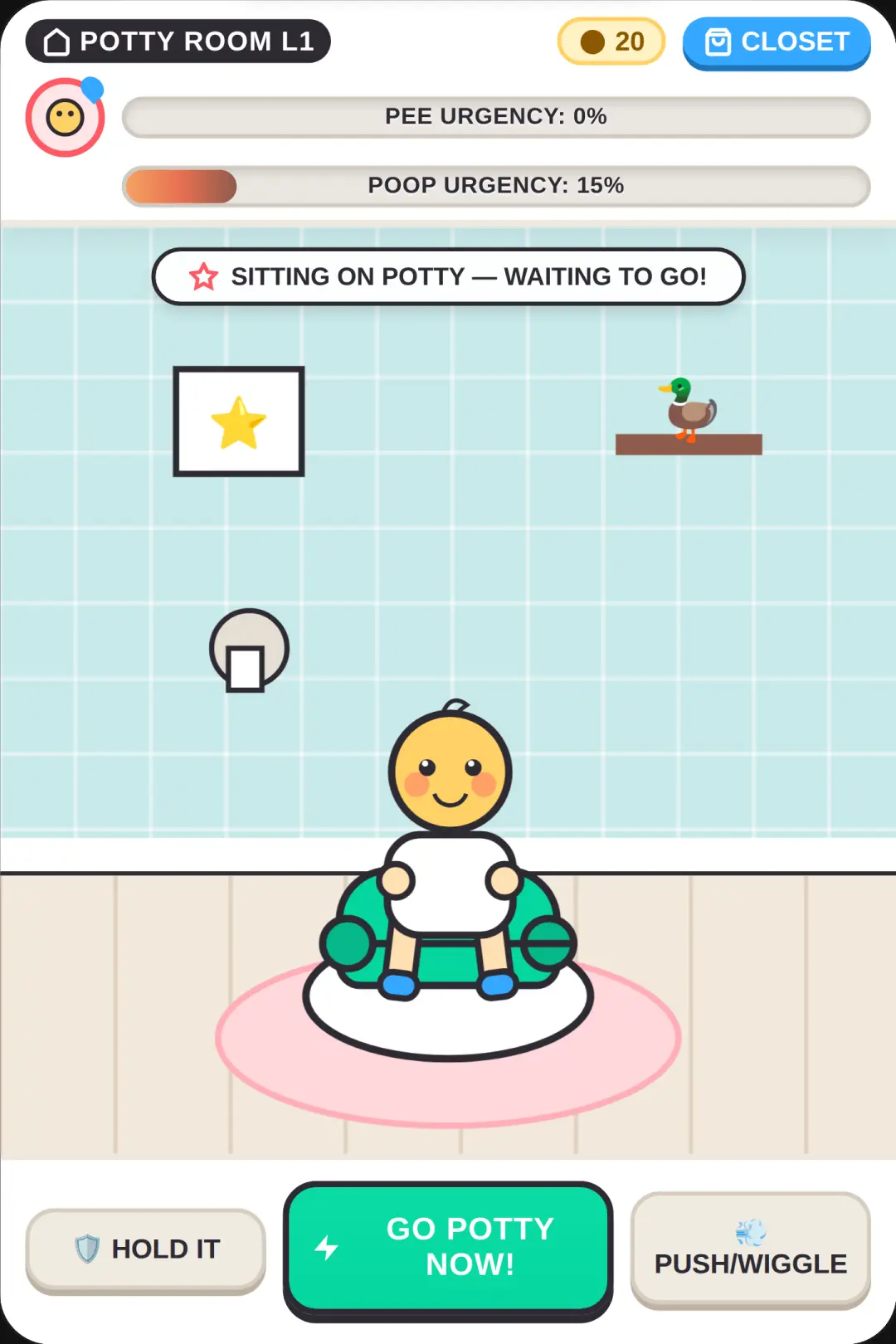 Potty Time: Room Sitting Adventure cover