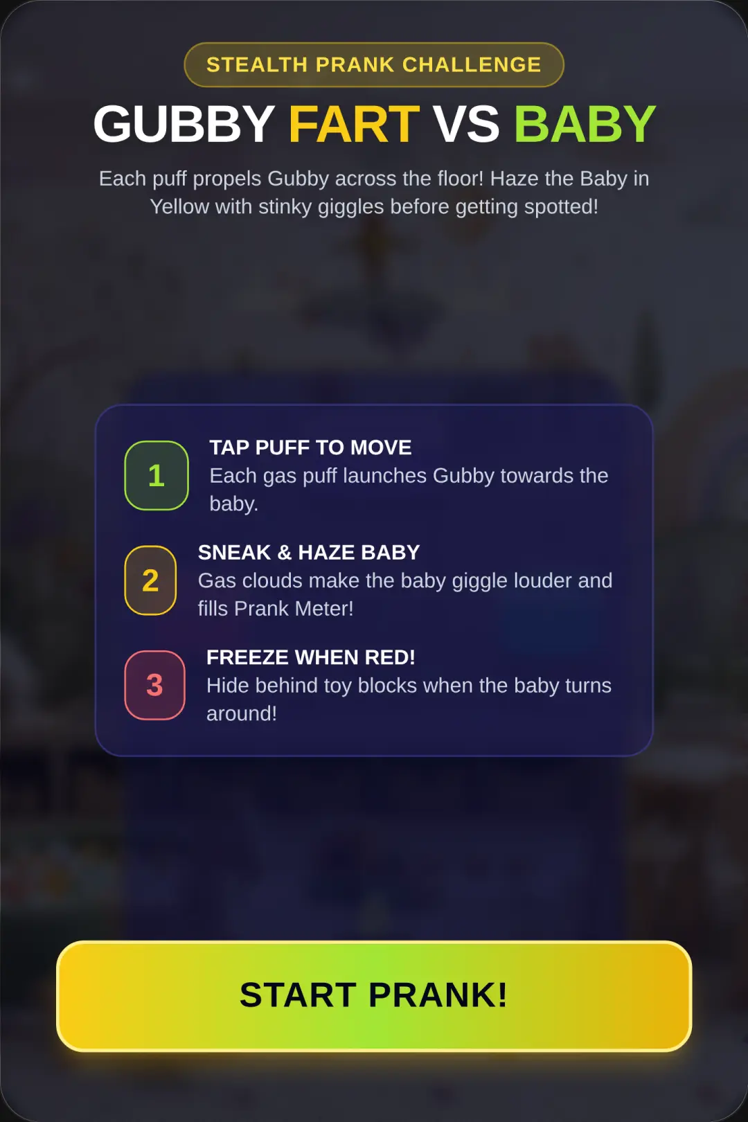 Gubby Fart vs Baby in Yellow cover